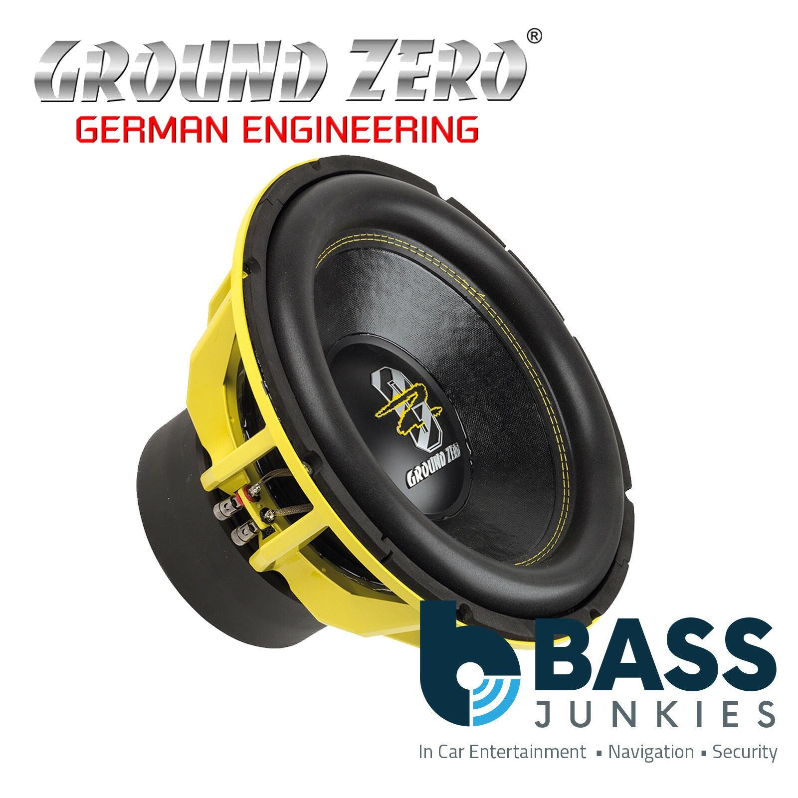 Ground Zero GZHW 38SPL - 15" Inch 38cm Dual 1-Ohm SPL 3500 Watts Car Sub Subwoofer