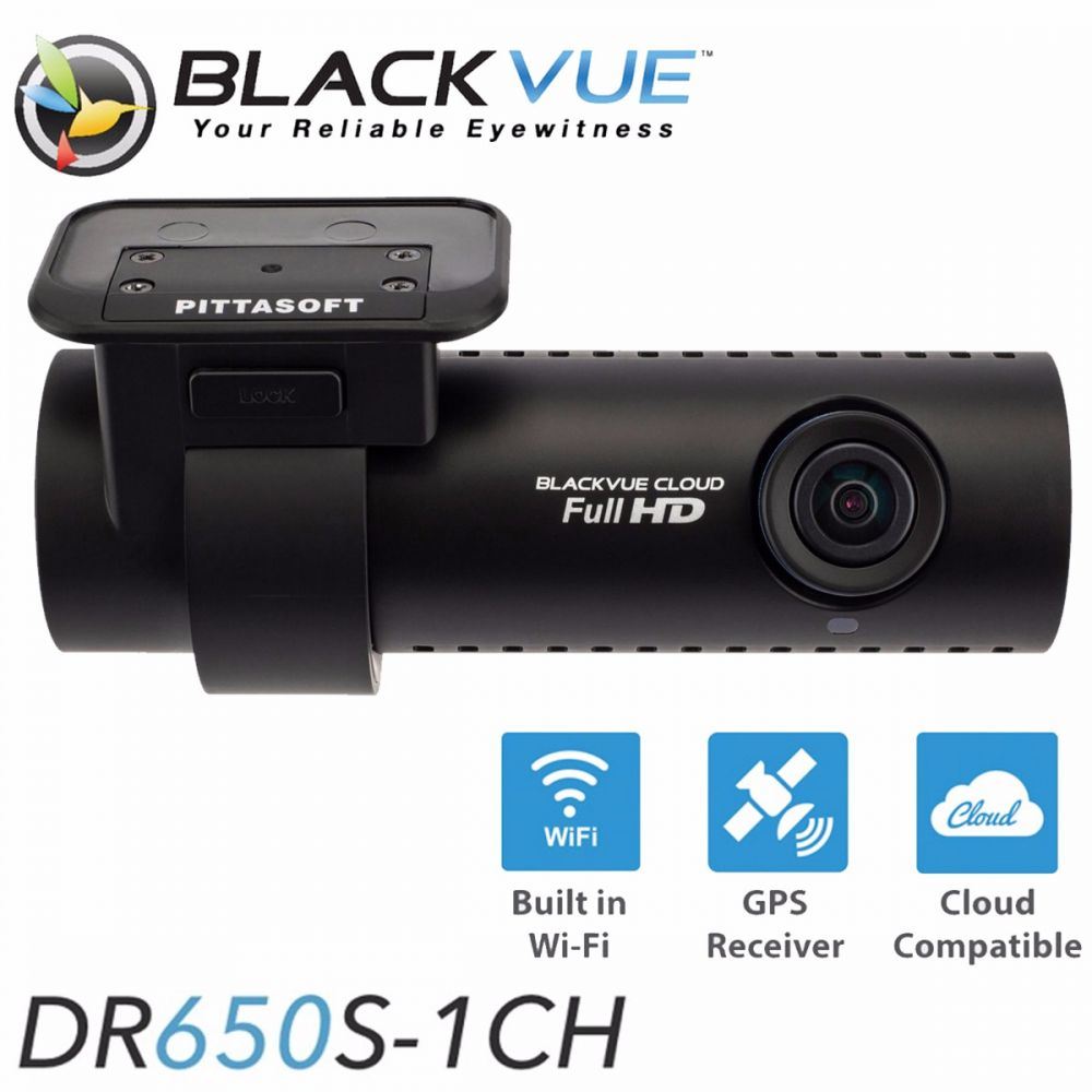 BLACKVUE DR650S 1CH - 16GB - 1080p Full HD @ 30 Frames Per Second (FPS), 2.4 Front Car Dash Cam