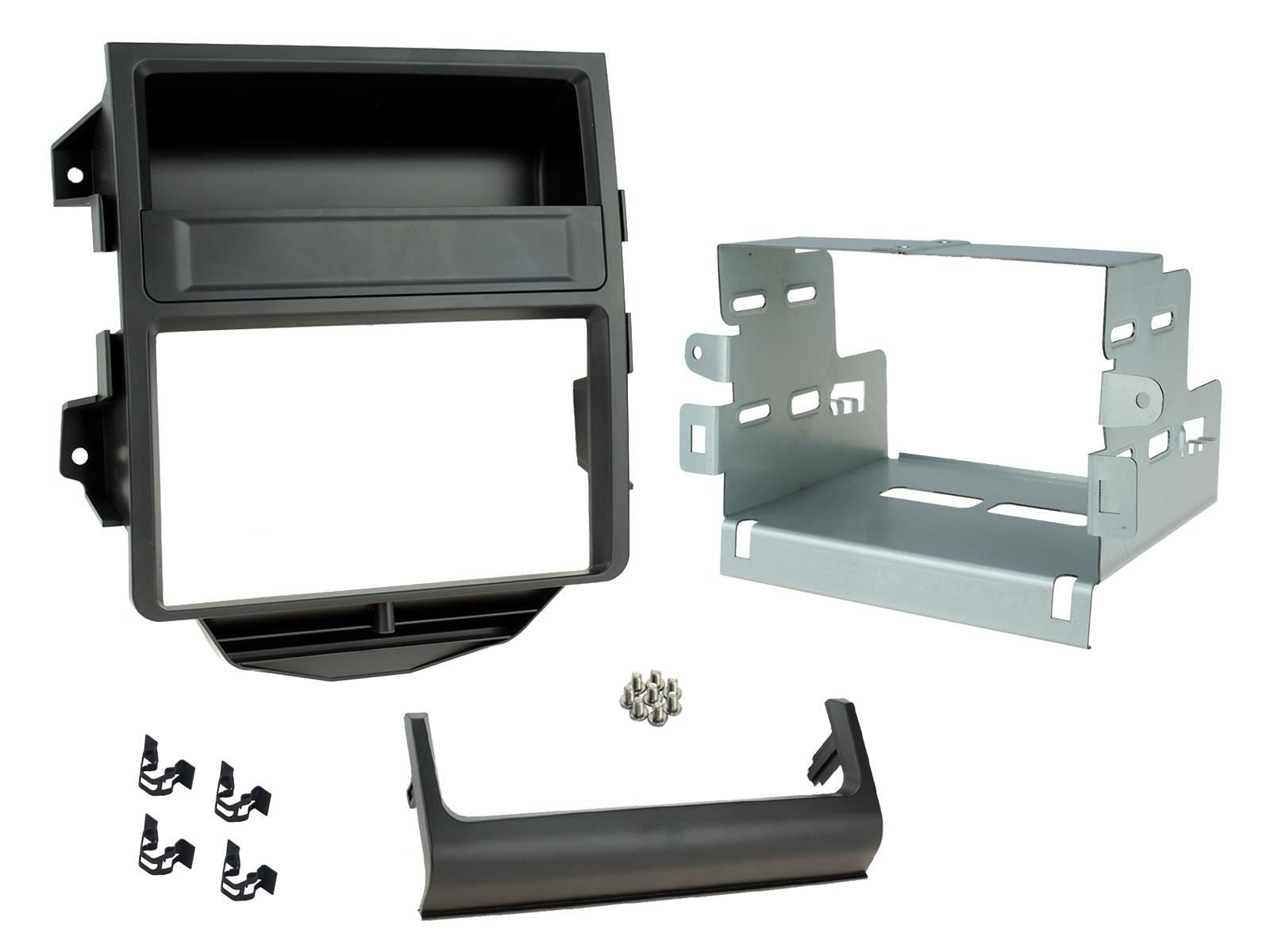 Grundig 6.8" Apple Android Double Din Stereo Fitting Kit + Steering Wheel Stalk Controls to fit Porsche Macan 2014-16