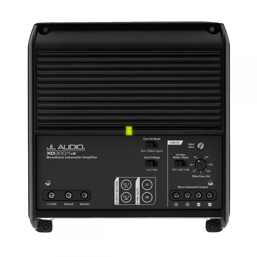 JL XD300/1V2 - 300 Watts Monoblock Class D Subwoofer Bass Car Amplifier