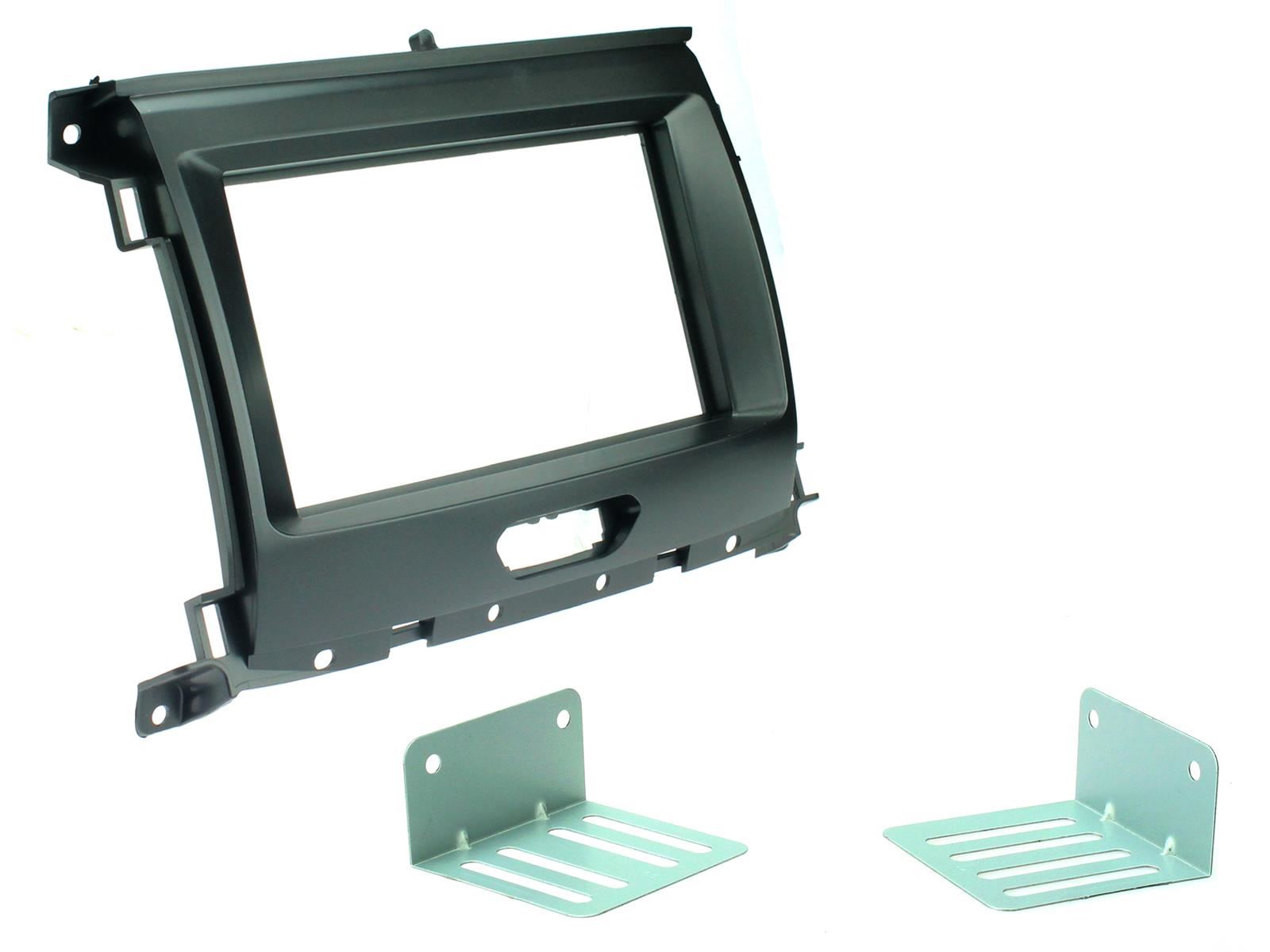 Grundig 6.8" Apple Android Double Din Stereo Fitting Kit + Steering Wheel Stalk Controls to fit Ford Ranger 2016-20