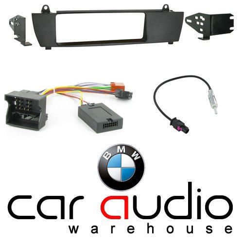 Connects 2 CTKBM06 - BMW X3 E83 2004 - 2010 Single Din Facia & Steering wheel Interface Fitting Installation Kit