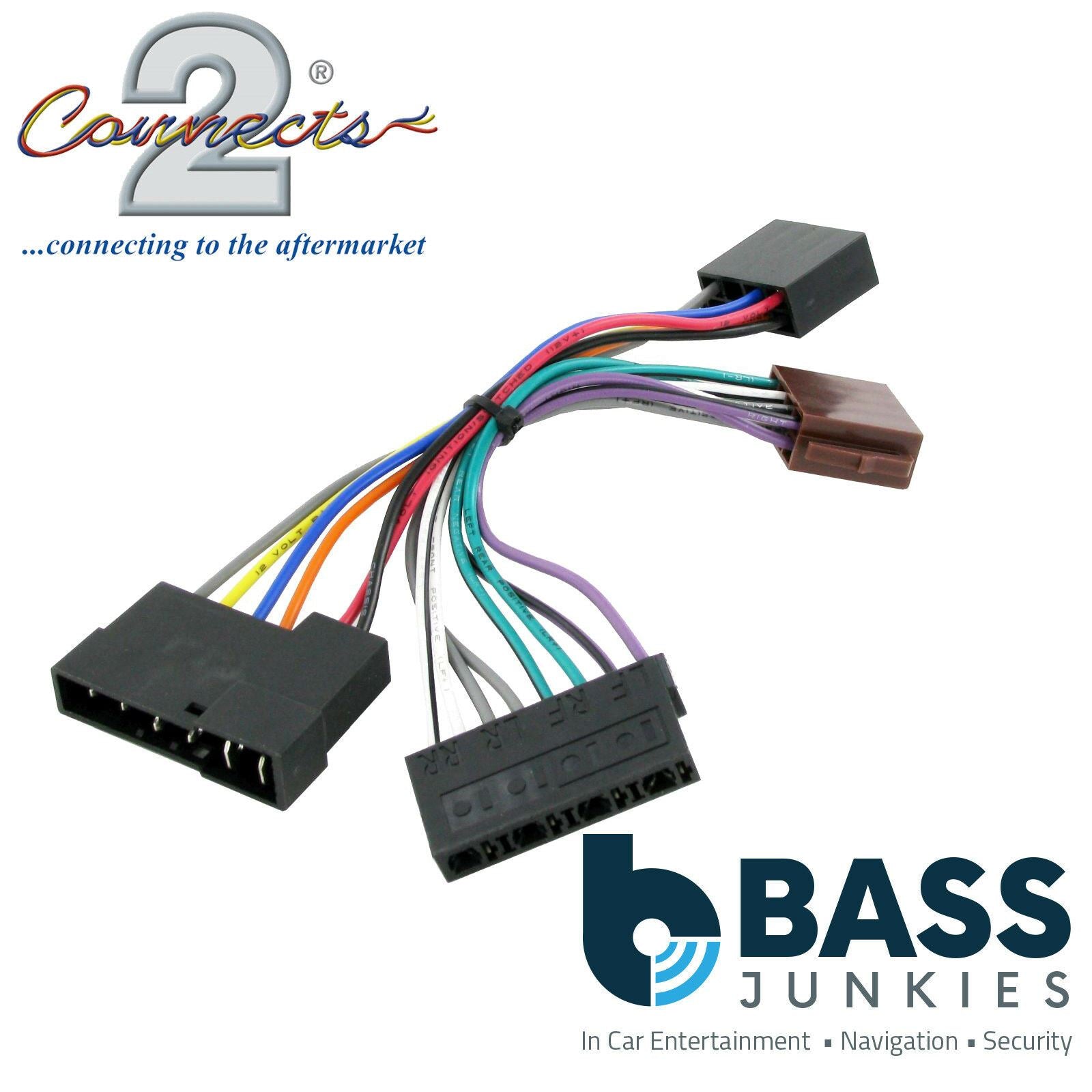 Connects2 CT20UV06 - ISO to DIN Car Stereo Radio Harness Adaptor Wire Cable Lead