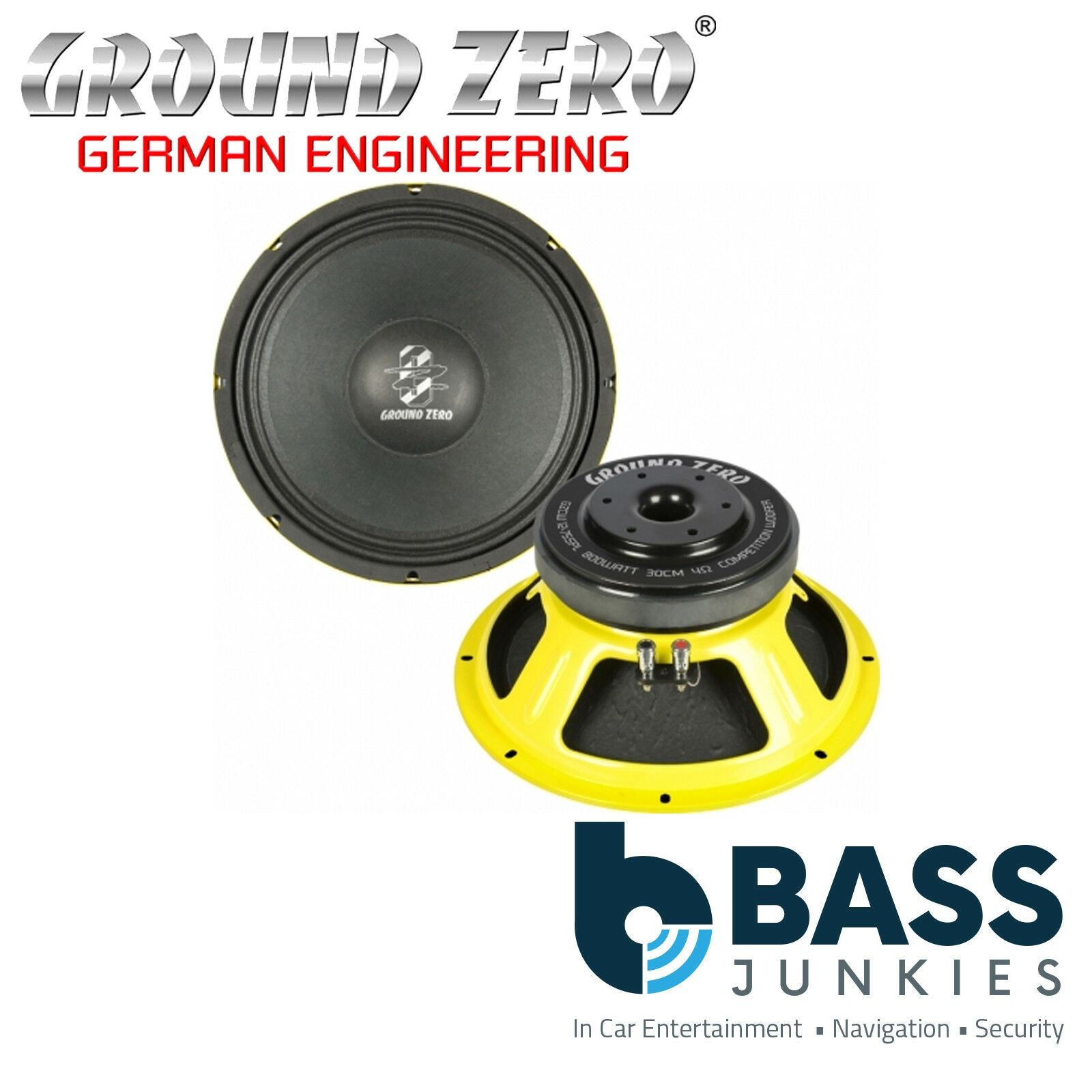 Ground Zero GZCW 12-75SPL - 12" Inch 30 cm 800 Watts Midwoofer Car Speaker Single