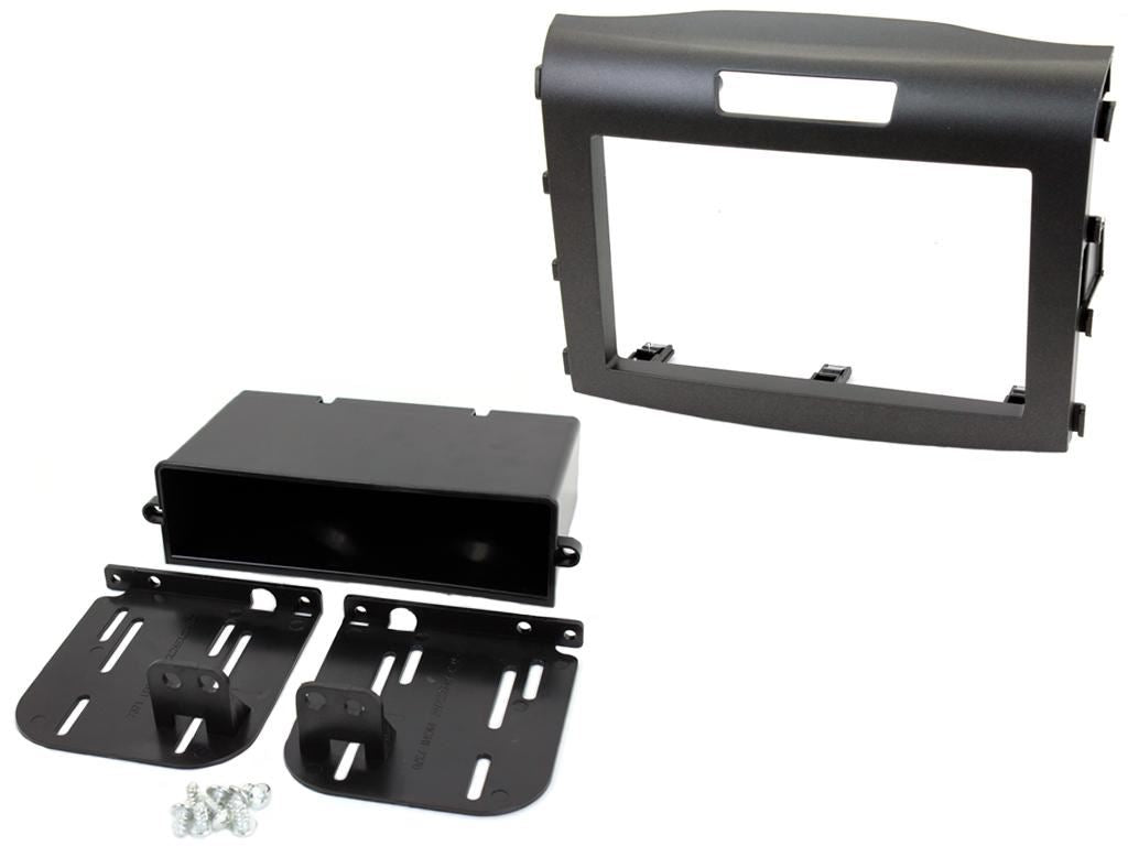 Connects 2 CTKHD07 - Honda CRV 2012 - 2016 Double Din Facia & Steering wheel Interface Fitting Installation Kit (Black Facia Panel)