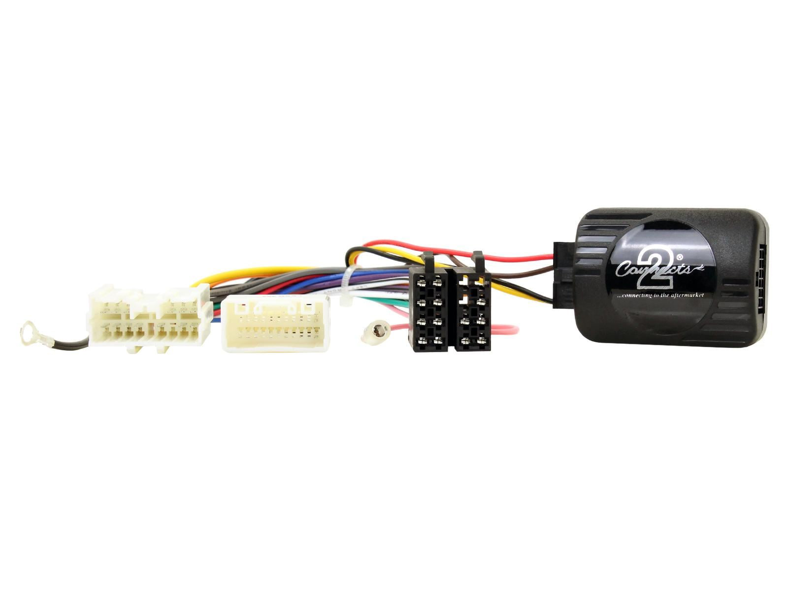 Connects2 CTKMT07 - Mitsubishi L200 2012 - 2015 Double Din Fascia & Relocation Panel with Steering Wheel Installation Kit