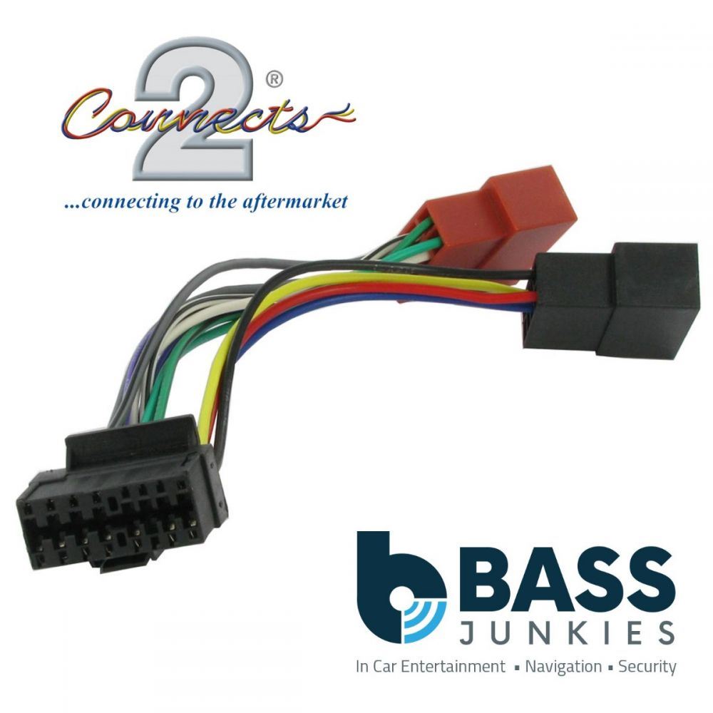 Connects2 CT21JV03 - JVC 16 PIN Car Stereo Radio ISO Wiring Harness Lead Cable