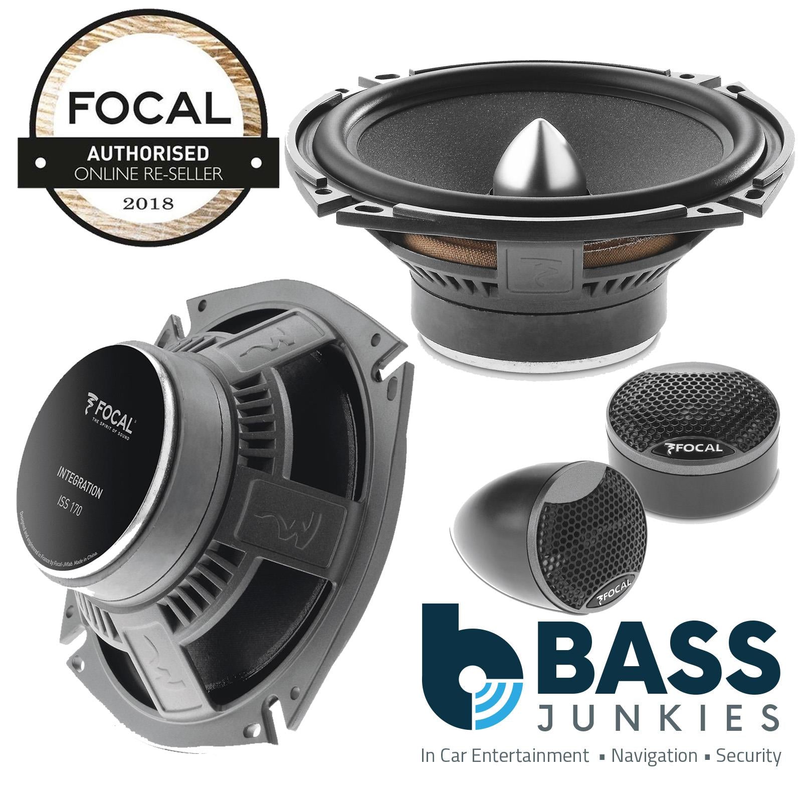 Focal ISS170 6.5" 17cm 2-Way 240 Watts Component Car Door Speakers