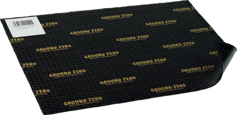 Ground Zero GZDM 1900ML-GOLD - High quality multi layer damping mat