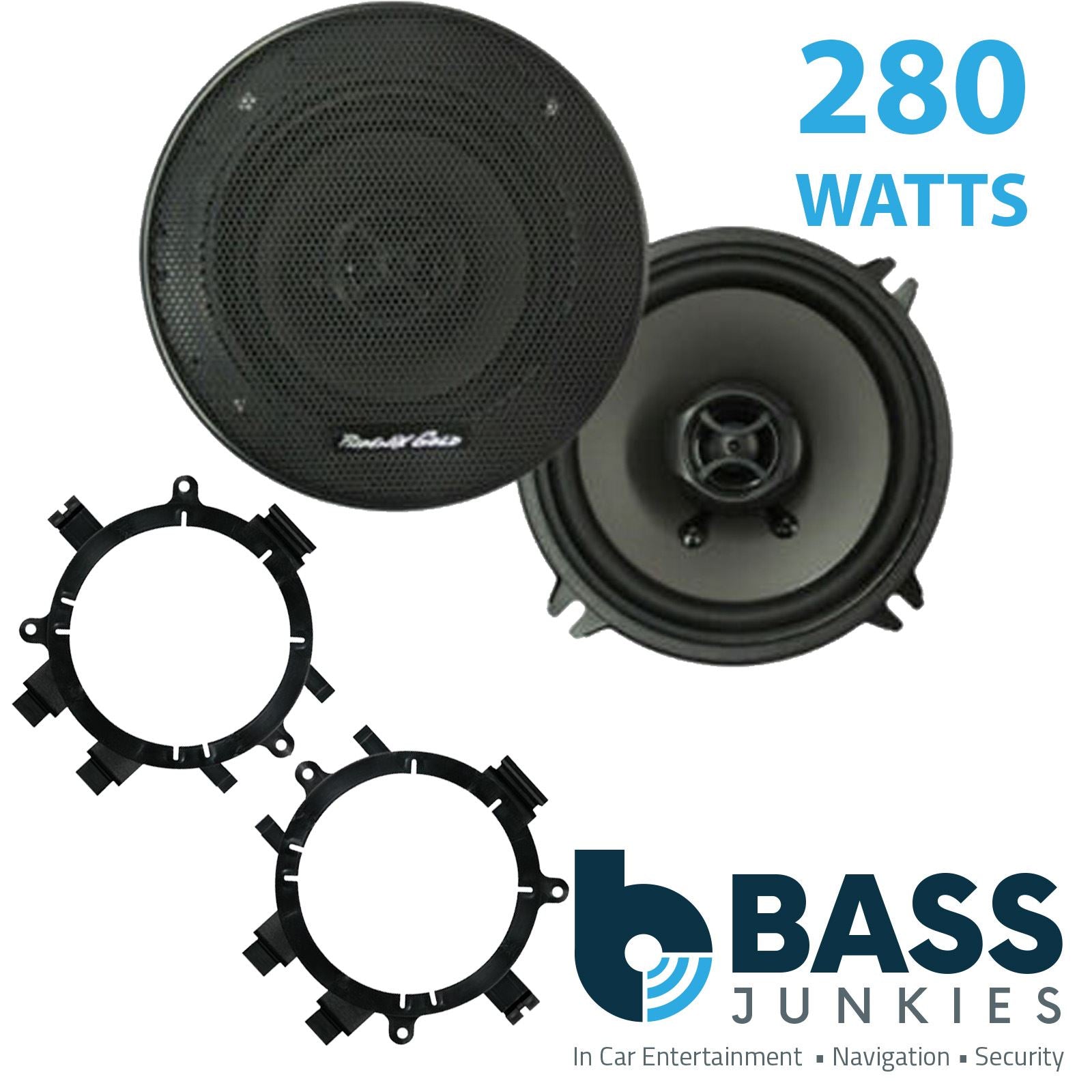 Phoenix Gold Z5CX 2-Way 130mm/13cm/5.25" Coaxial Speakers (Per Pair 280 Watts) Fits Chevrolet SUV 1995-21