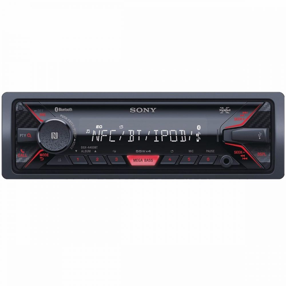 Sony DSX-A400BT - Mechless Bluetooth iPod iPhone WMA MP3 AAC USB AUX A2DP Car Stereo Radio Tuner Player