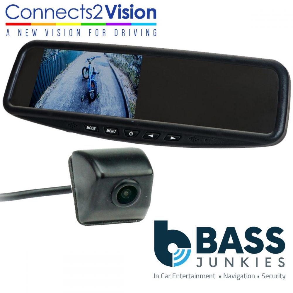 Connects2 CAM-24 Universal Car Van Rear View Reversing Camera & 4.3" Mirror Mount Screen