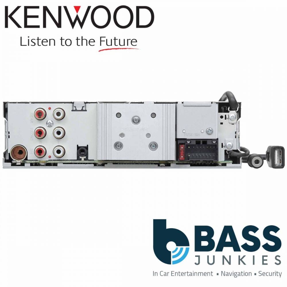 Kenwood KDC-X5200BT - Bluetooth CD MP3 USB AUX Android iPod iPhone Spotify 4 x 50 Watts Car Stereo Radio Tuner Player
