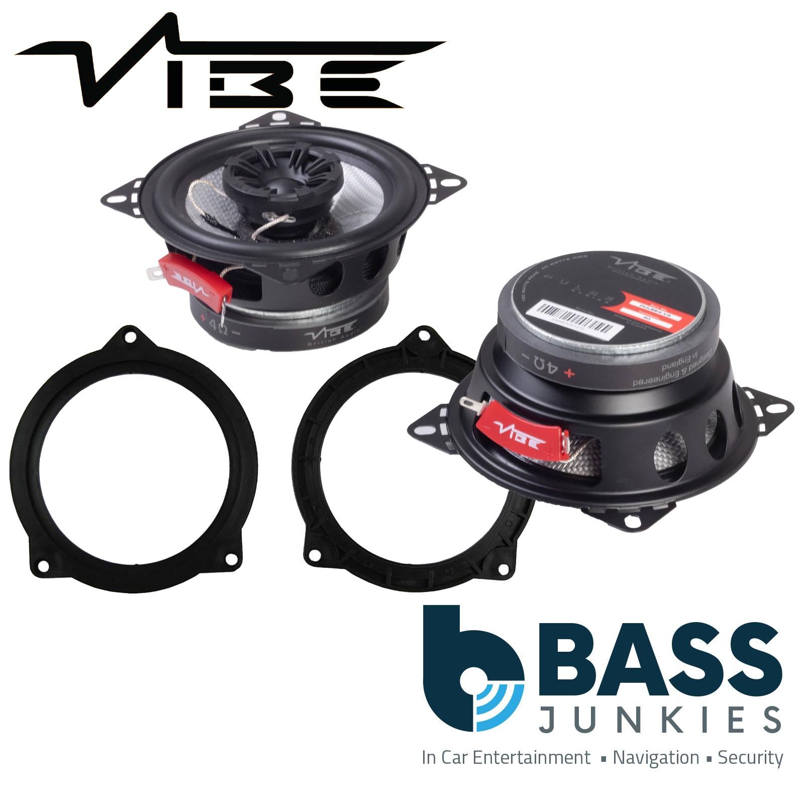 Vive PULSE4 100mm/10cm/4" 2-Way Coaxial Car speakers (Per Pair Max 240|80 watts RMS) Fits BMW 5-Series 2011-17