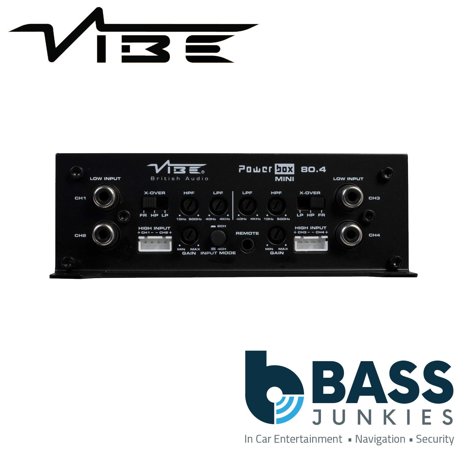 VIBE POWERBOX80.4M-V0 4 Channels Class D 960W Max Power Car Audio Amplifier