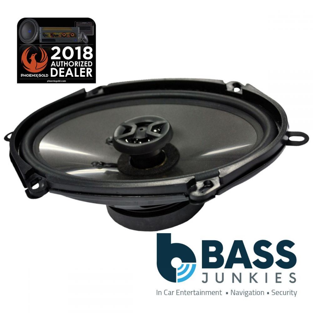 Phoenix Gold Z57CX - Z Series 5" x 7" Inch 140 Watts Oval Door Shelf Coaxial Car Speakers
