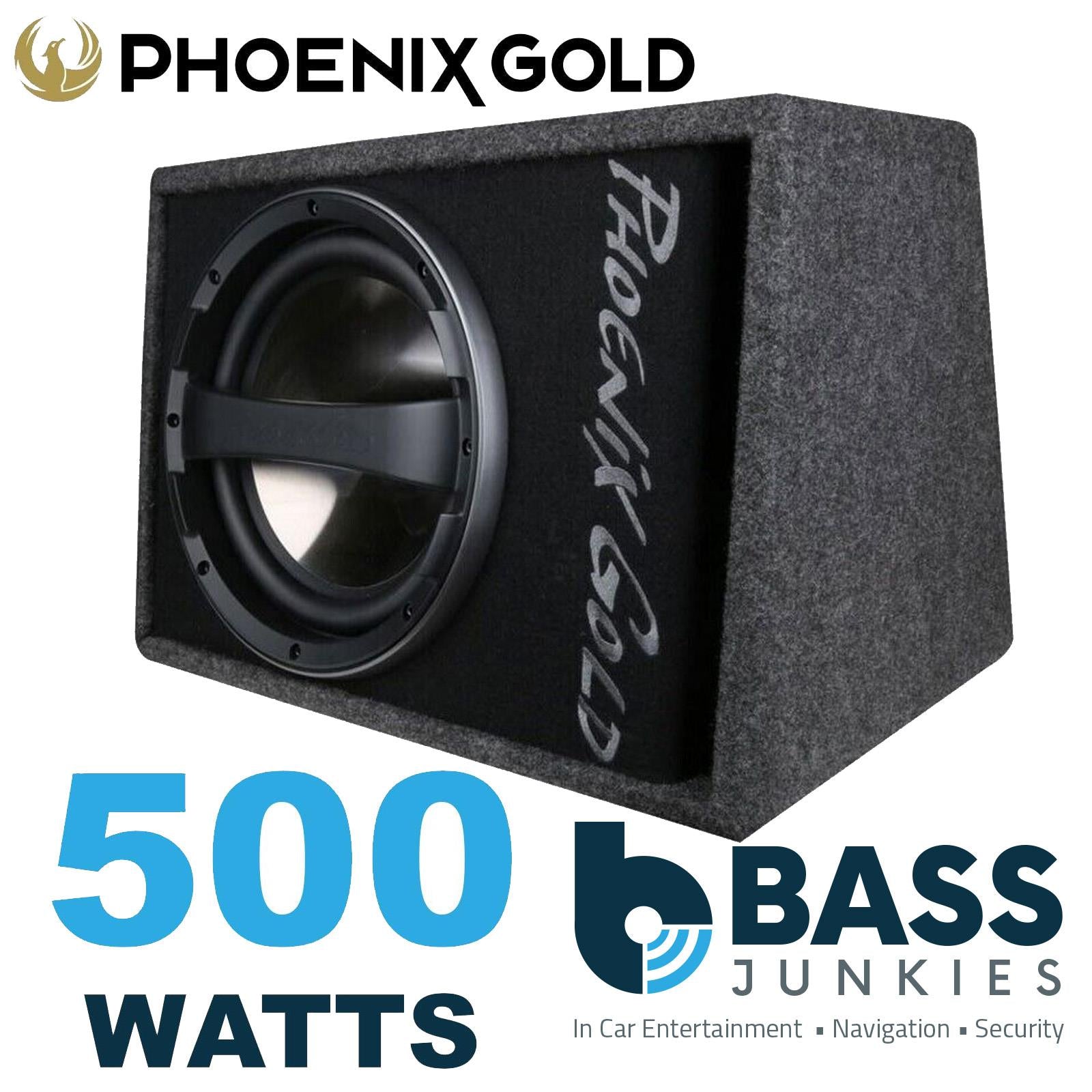 Phoenix Gold Z Series Z18AB 8" 500W Powered Active Ported Wedge Subwoofer Box