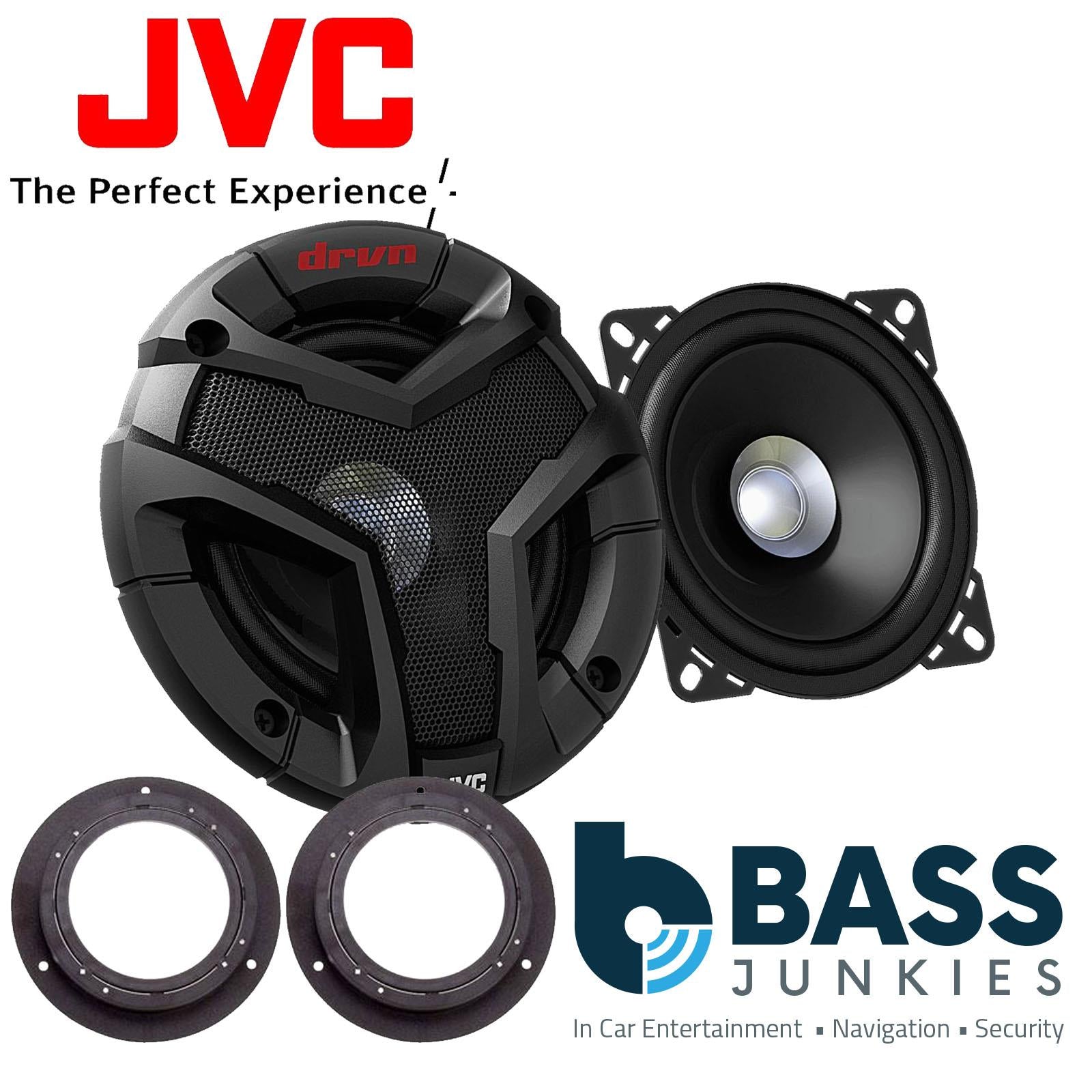 JVC CS-V418 4" 10cm Dual Cone 360 Watts Car Van Door Coaxial Speakers Pair Fits