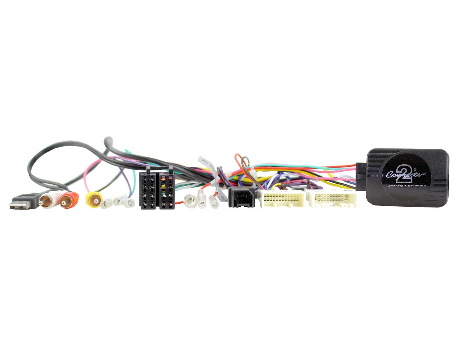 Connects 2 CTKNS12 - Nissan Micra, Kicks 2017 Onwards Double Din Facia & Steering wheel Interface Fitting Installation Kit