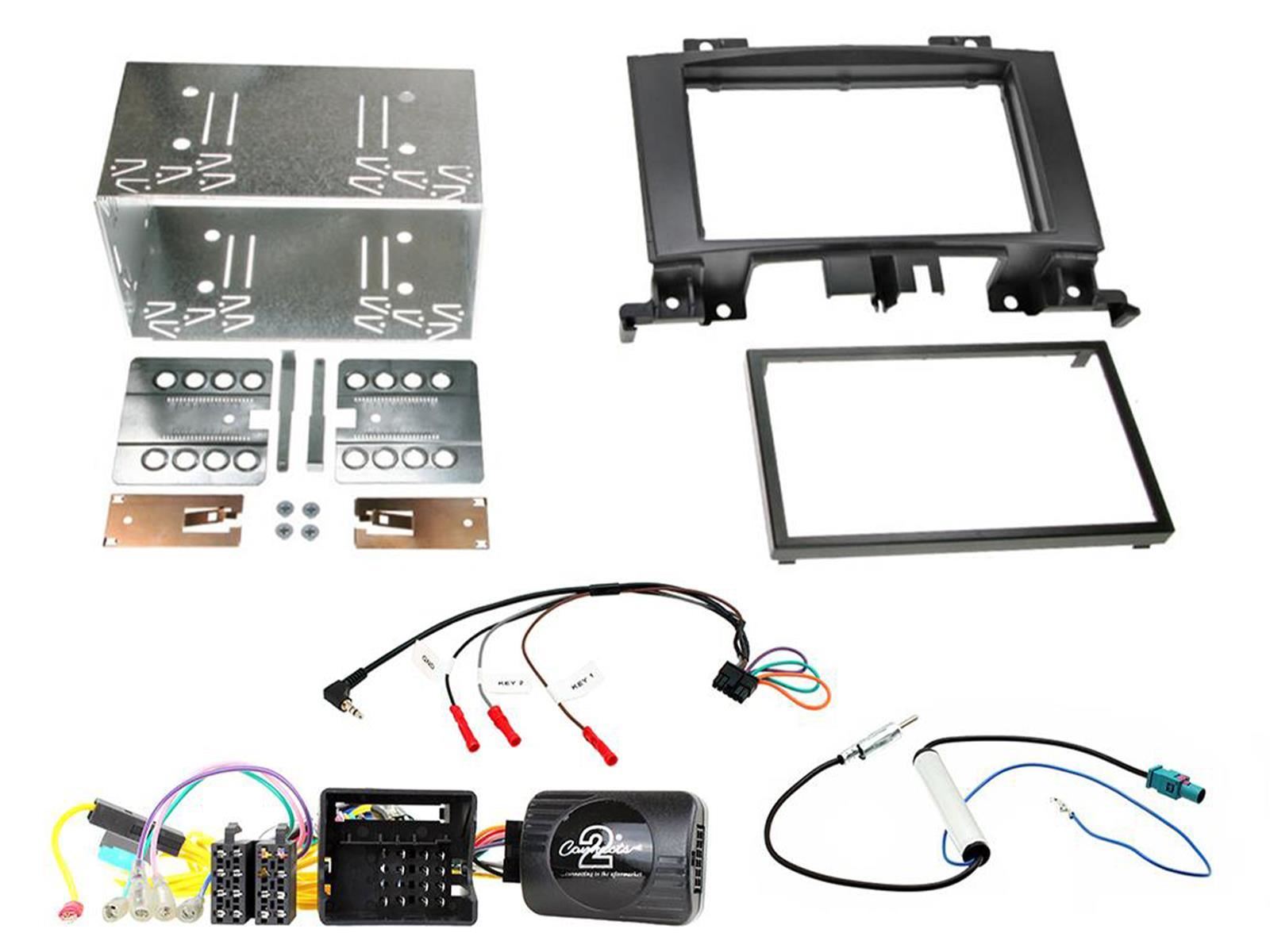 Connects2 CTKVW10 - Volkswagen Crafter 2014 Onwards Double Din Fascia Installation Kit