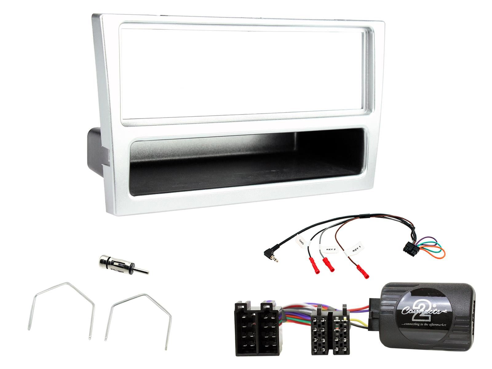 Connects2 CTKVX13 - Vauxhall Single Din Fascia & Steering Wheel Interface Installation Kit