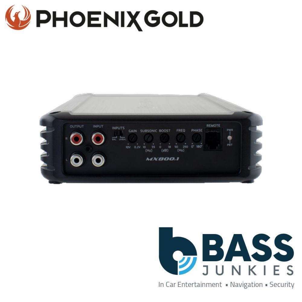 Phoenix Gold MX Series MX800.1 800 Watts Monoblock Class D Car Amplifier