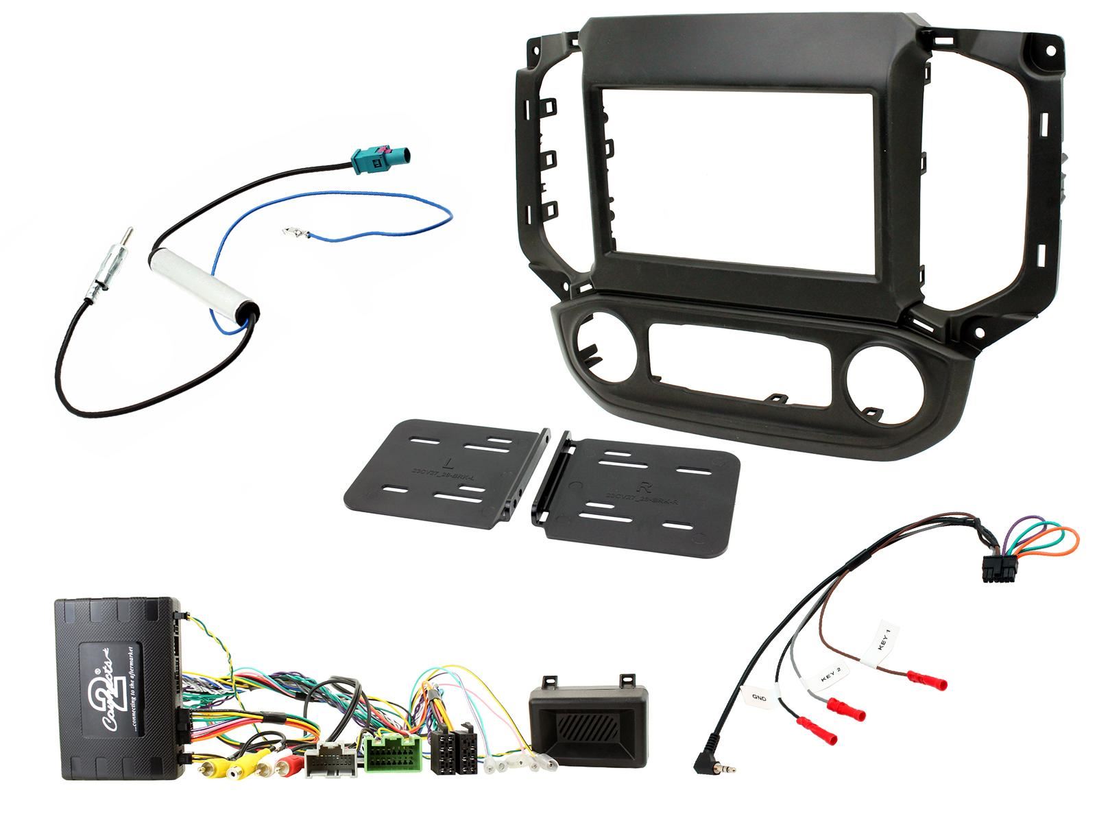 SONY DAB+ Apple | Android Double Din Stereo Fitting Kit + Steering Wheel Stalk Controls to fit Chevrolet S-10 2016-21 | Chevrolet Colorado 2016-20