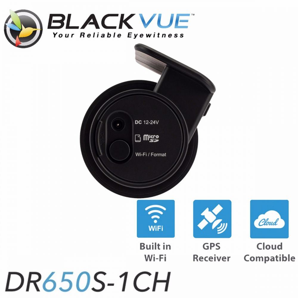 BLACKVUE DR650S 1CH - 32GB - 1080p Full HD @ 30 Frames Per Second (FPS), 2.4 Front Car Dash Cam