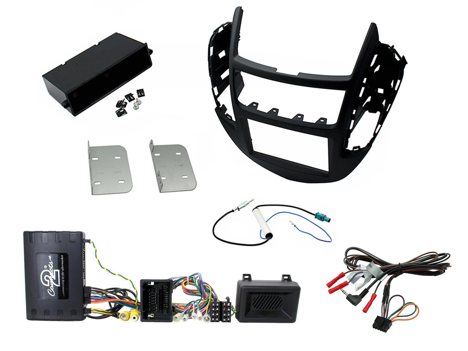Grundig 6.8" Apple Android Double Din Stereo Fitting Kit + Steering Wheel Stalk Controls to fit Chevrolet Tracker 2013-21 | Chevrolet Trax 2013-21 | Holden Trax 2017-20