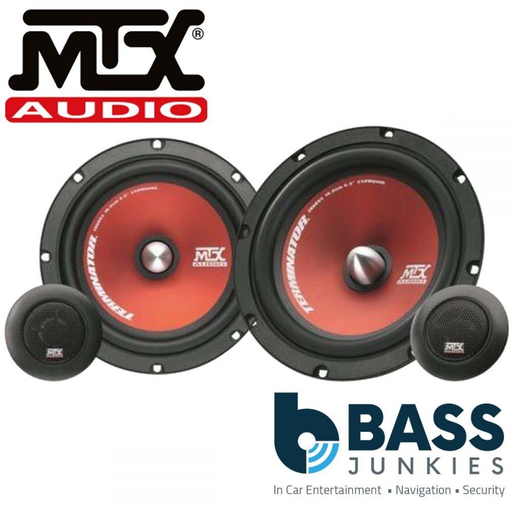 MTX TR65S - 6.75" 17cm Terminator 520 Watts 2 Way Component Kit Car Van Door Speakers