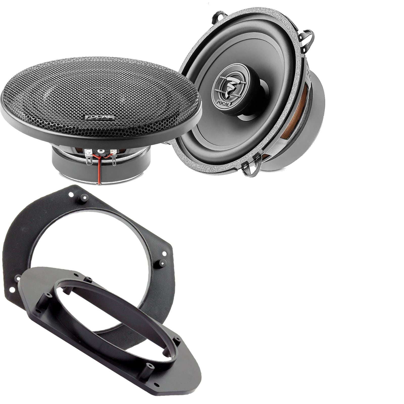 Focal Auditor ACX130 130mm/13cm/5.25" Car Coaxial Speakers (Pair Max 200 watts) Fits Fiat Brava 1995-01 | Bravo 95-01 | Marea 96-02 | Multipla 99-10