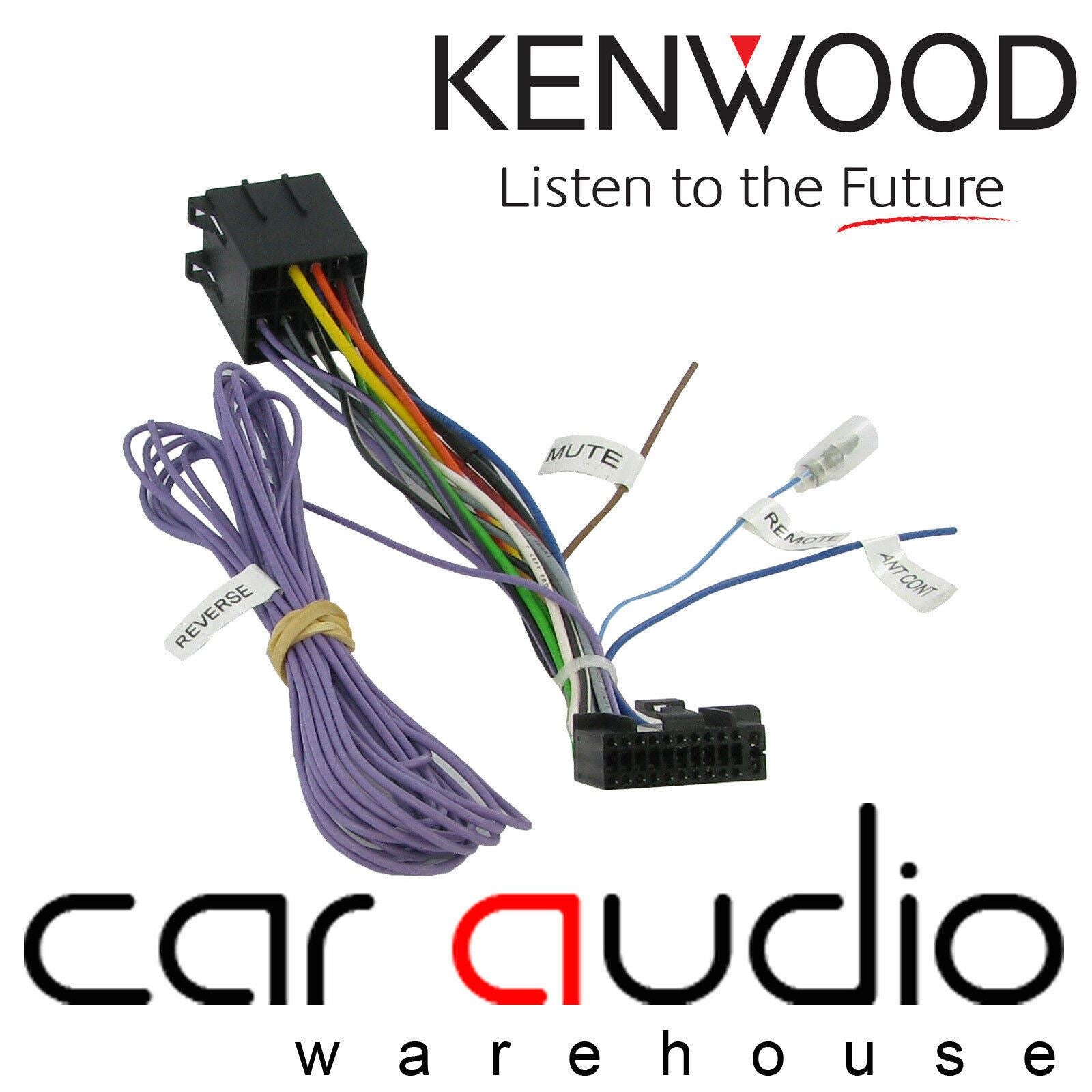Connects2 CT21KW05 - Kenwood DNX Units Car Stereo Radio ISO Wiring Harness Lead Cable