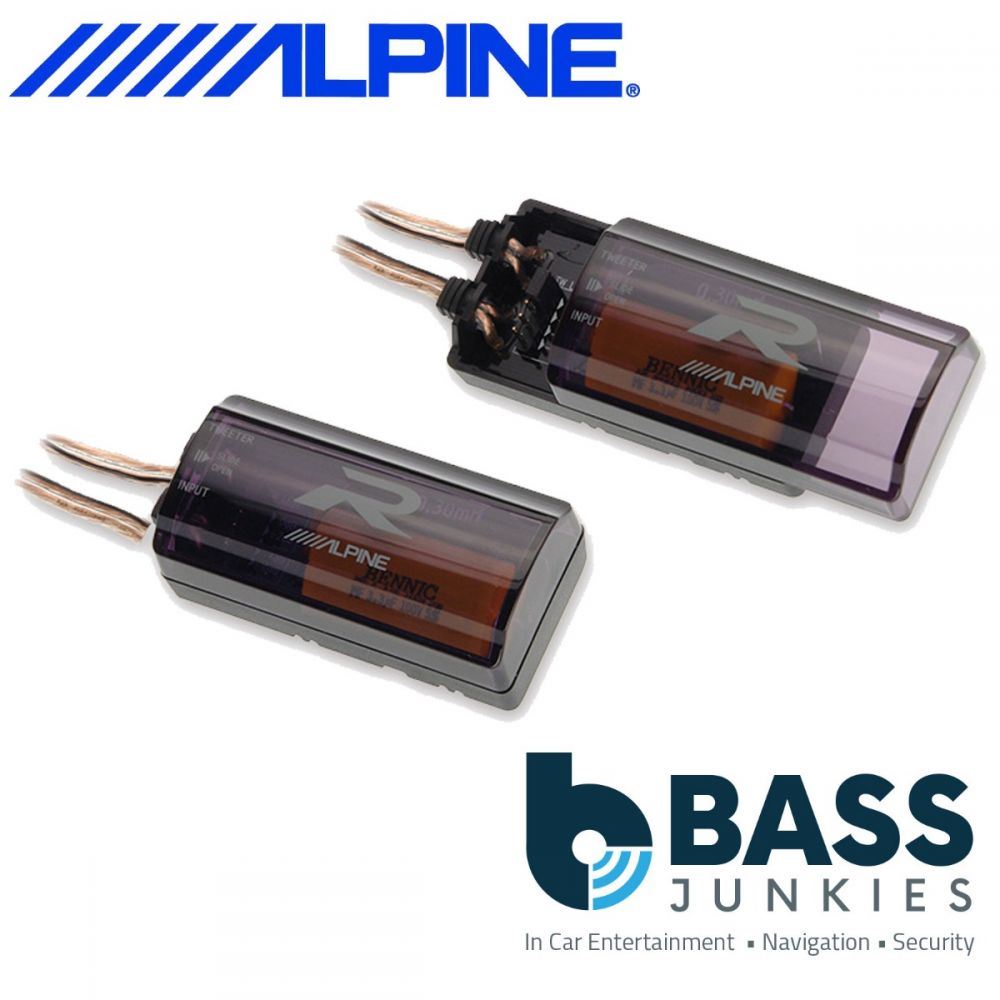 Alpine R-Series R-S65C 6.5" 16.5cm 300 Watts 2 Way Component Speakers (Pair)
