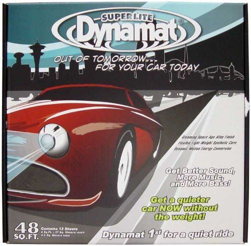 Dynamat DYN10648 - Superlite Bulk Pak 48sq.ft 18" x 32" x 12 Sheets  Car Sound Deadening Mat