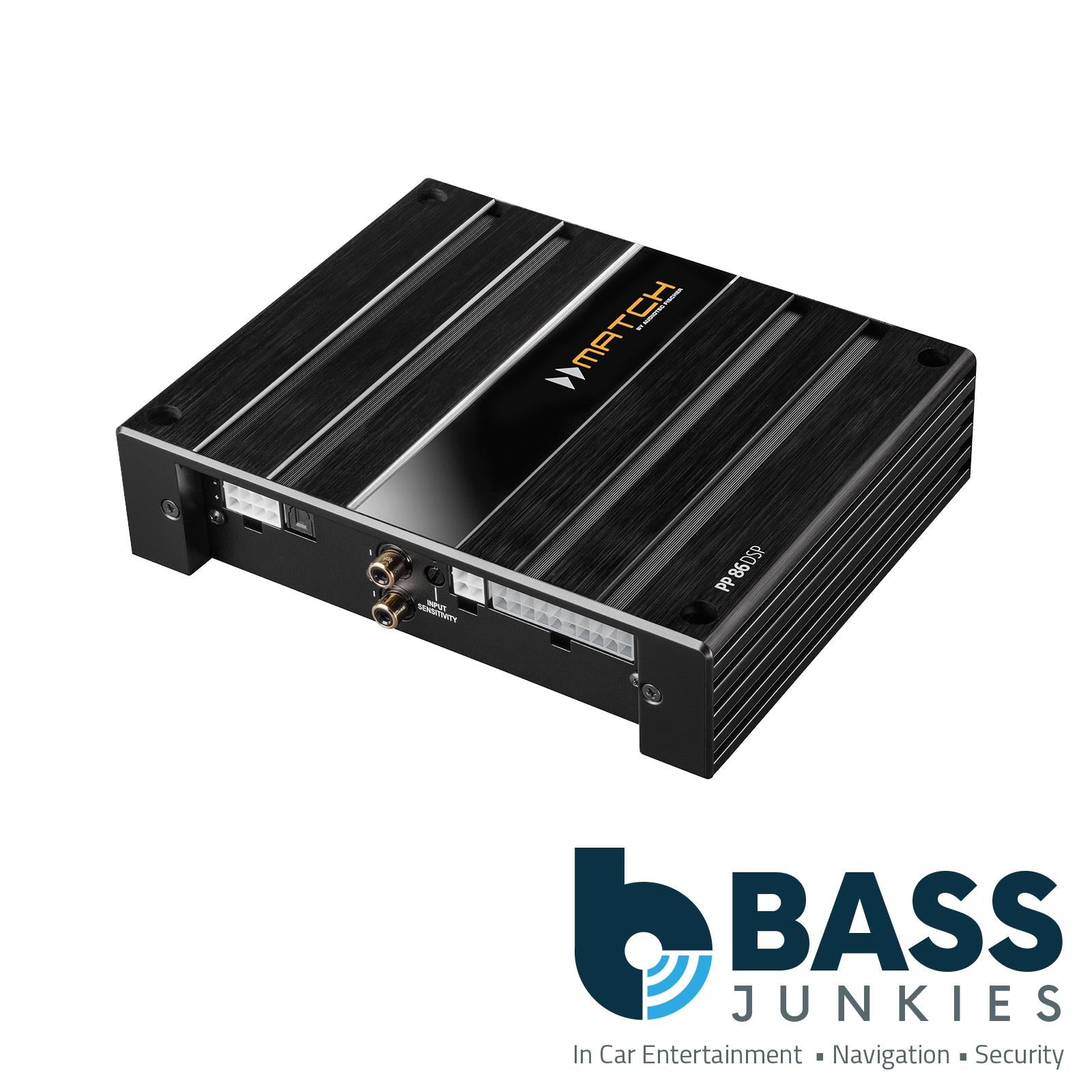 Match PP 86DSP - 8 Channel Plug & Play Car Amp Amplifier With Integrated 9 Channel 64 Bit DSP