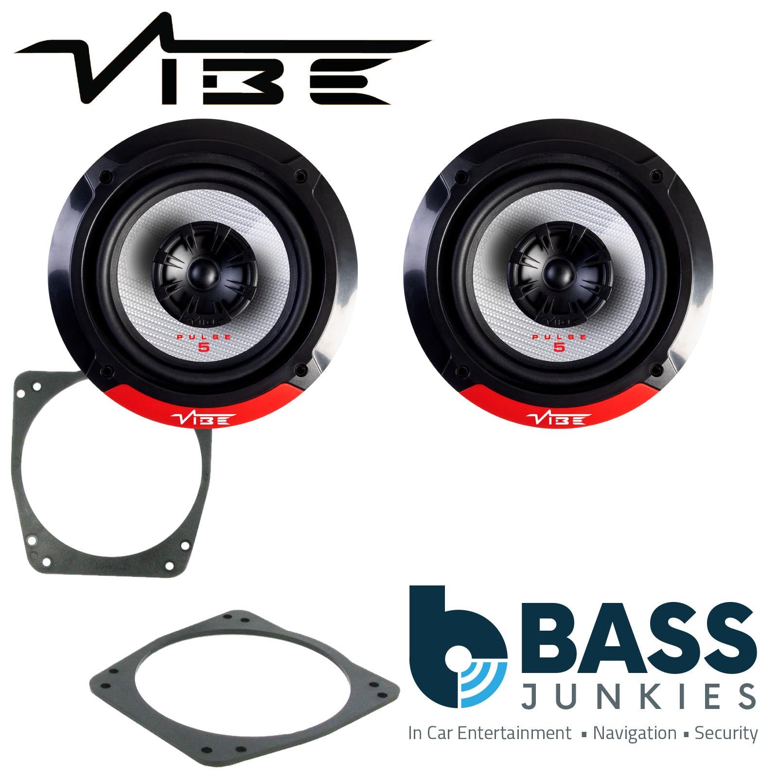 Vibe PULSE5-V3 Coaxial Speakers Fits Ford Fiesta 1989-01
