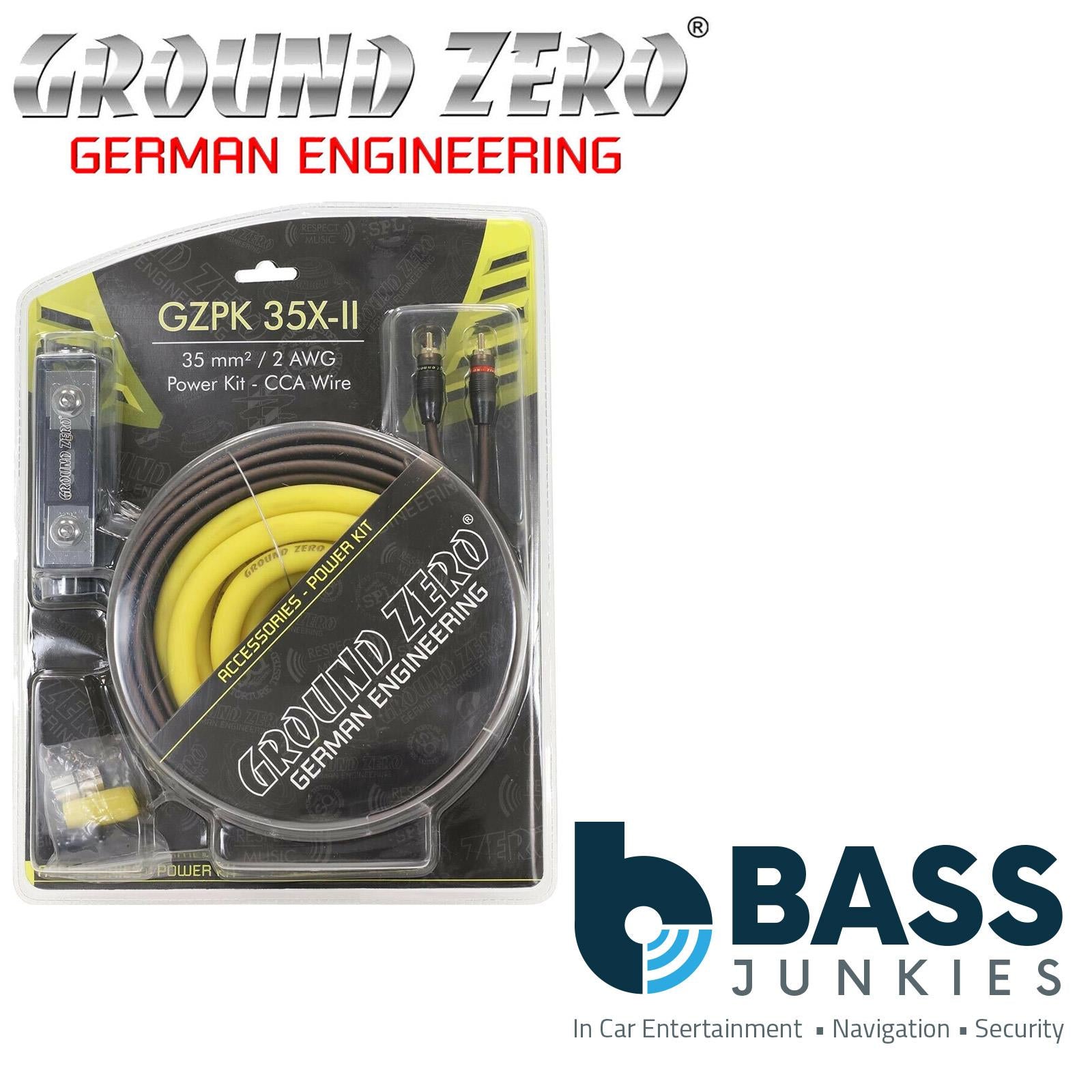 Ground Zero GZPK 35X - 2AWG 35 mm² Cable kit with ANL fuseholder