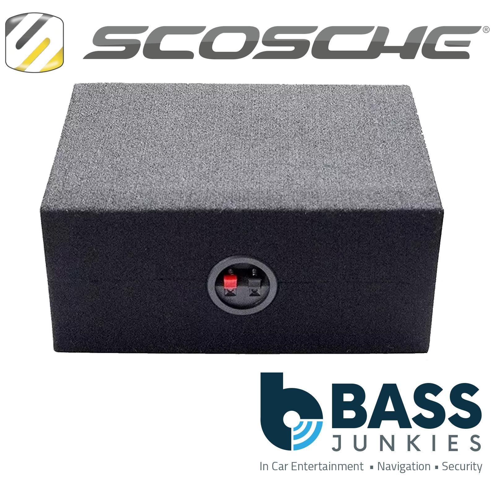 Pair of 6x9 Stinger MDF Enclosure Box Van Car Boat Rear Speaker Shelf in BLACK