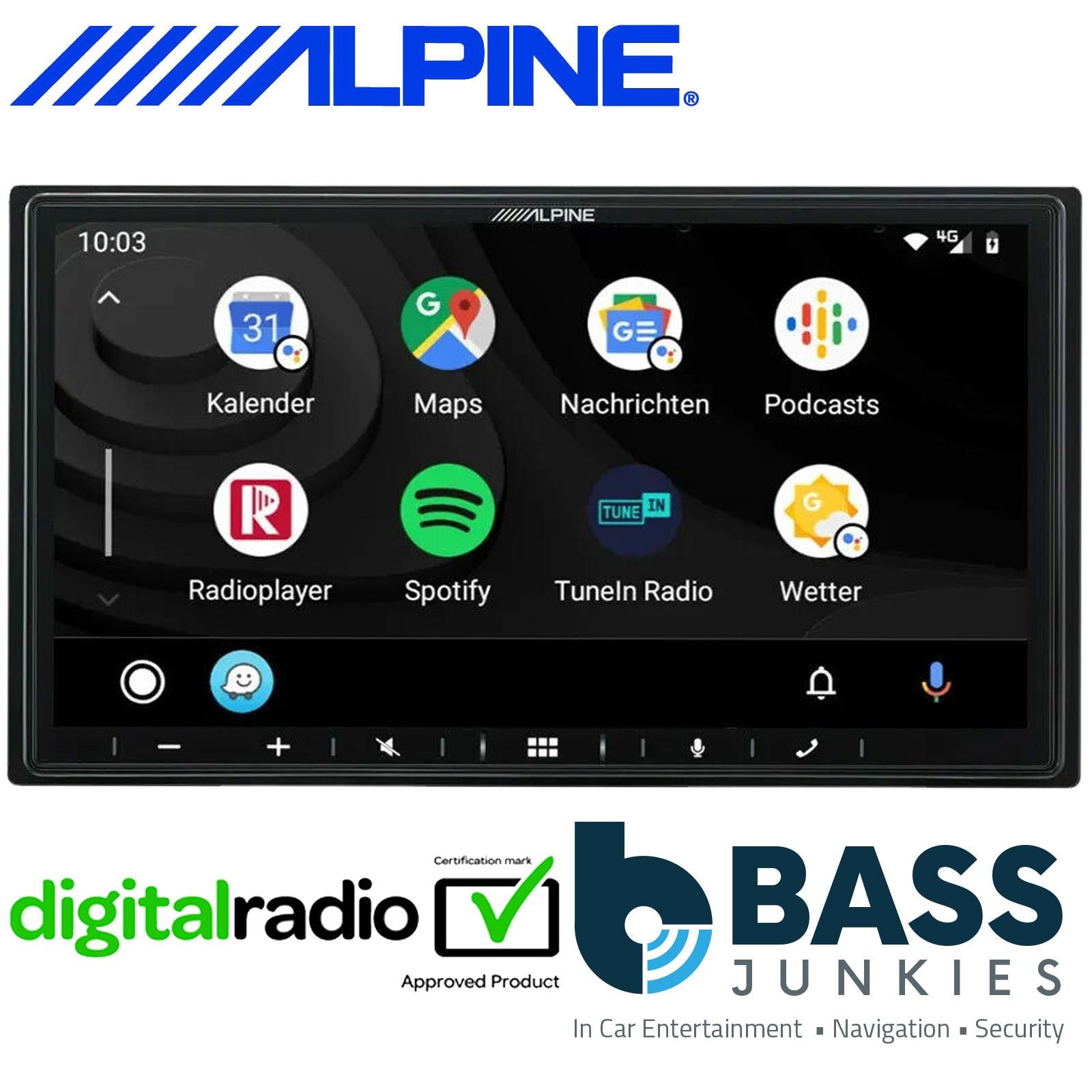 Alpine iLX-W690D 7" Bluetooth DAB+ CarPlay USB Android Car Stereo Screen Player