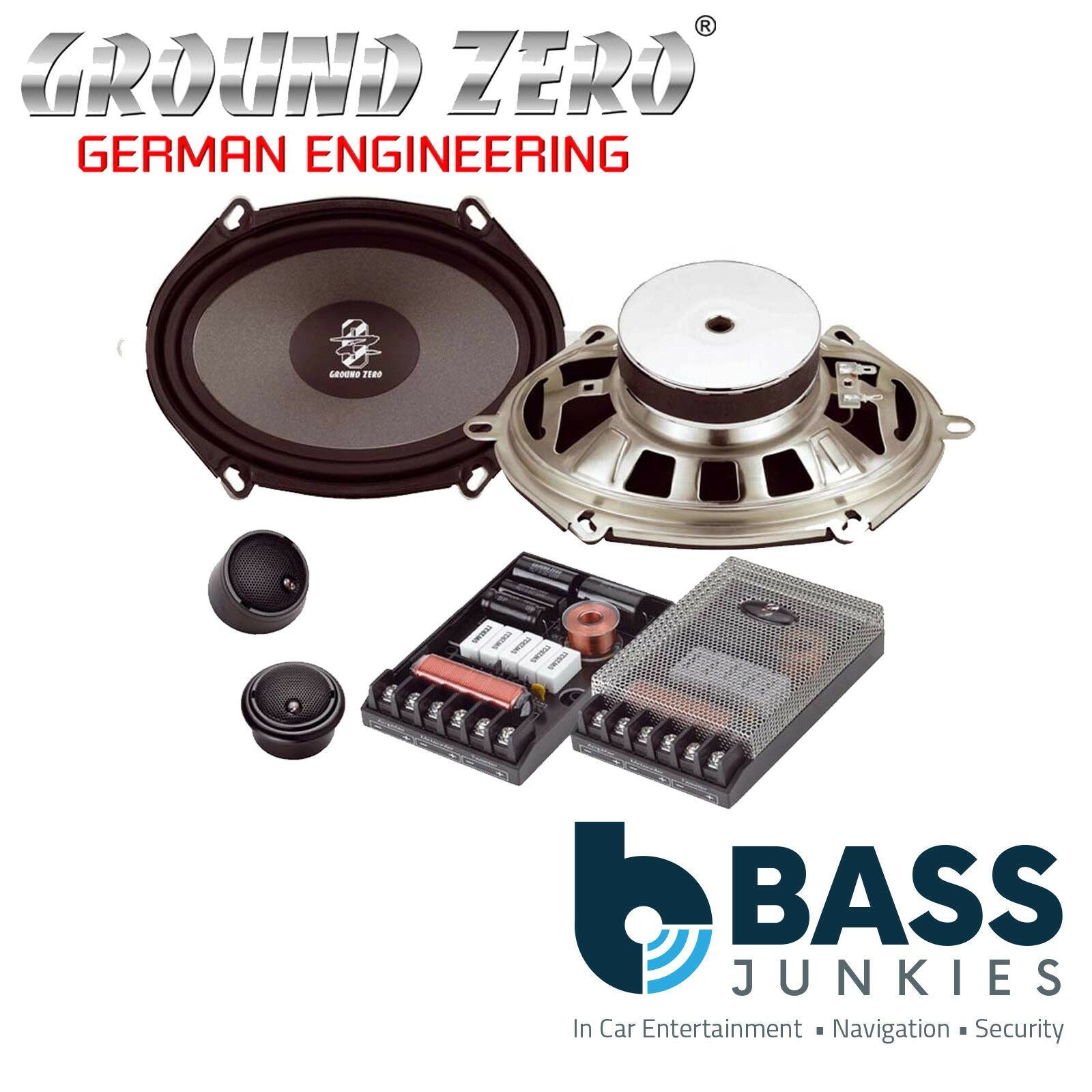 Ground Zero GZRC 6857X - 5 x 7” & 6 x 8” Component system - 120 / 180 W