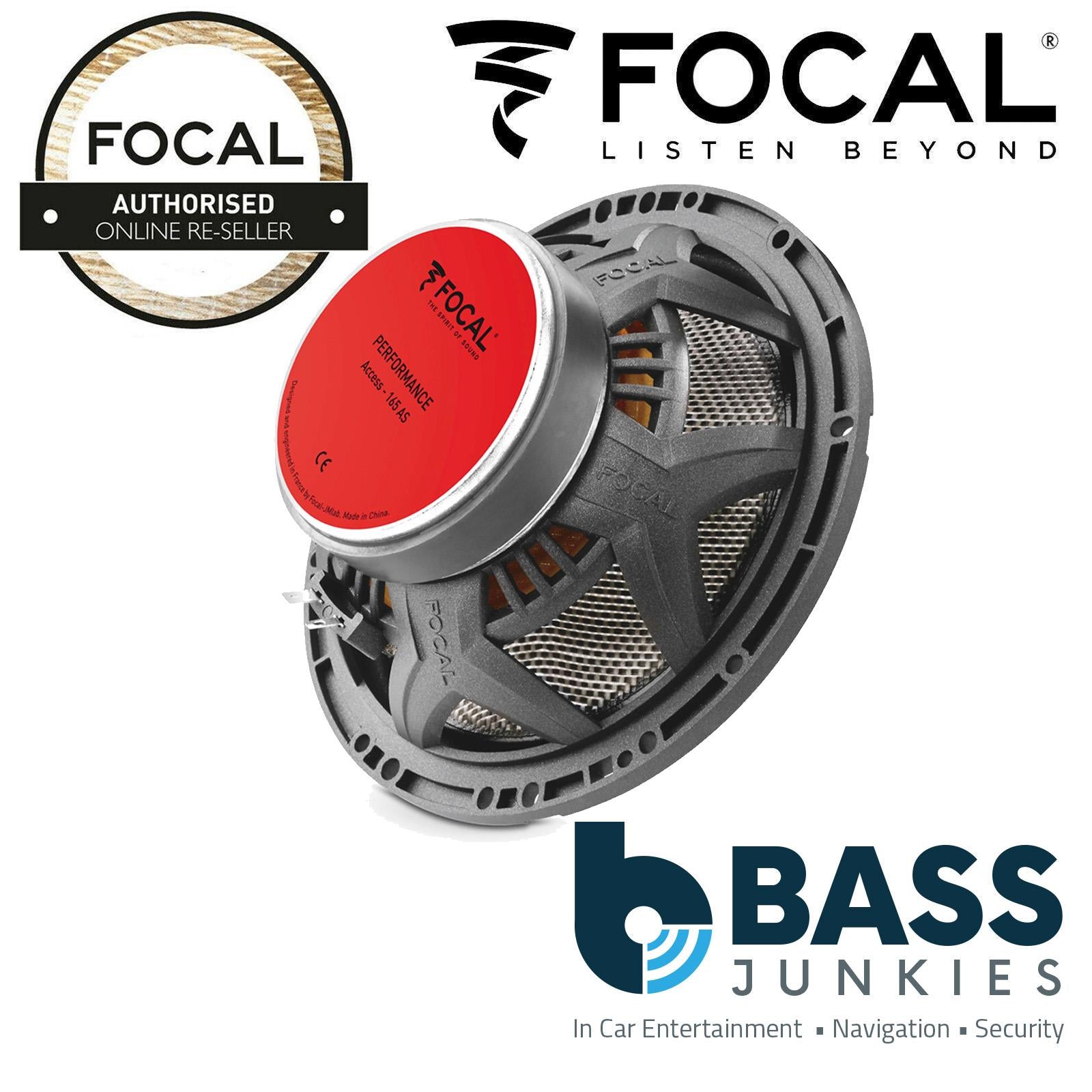 Focal 165AS - ACCESS Series 160 Watts 165mm 6.5" 2 Way Car or Van Component Kit Speakers
