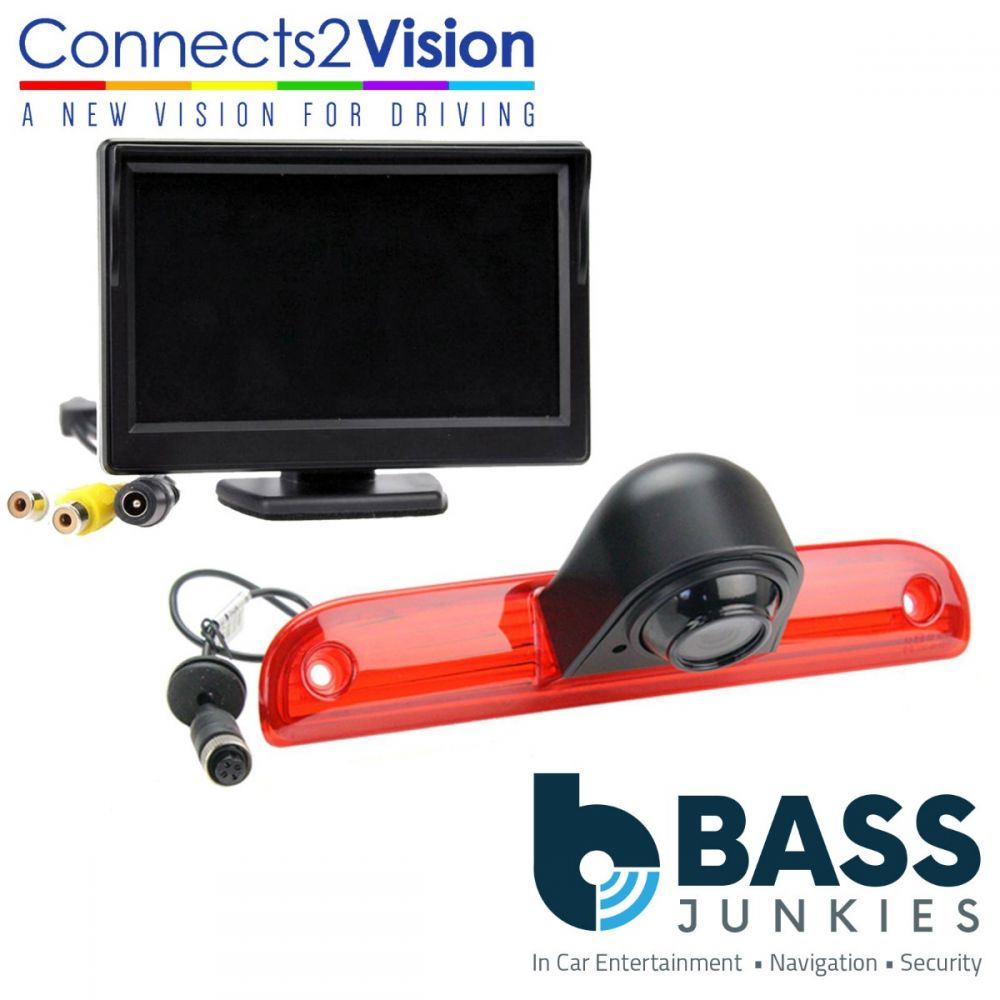 Fiat Ducato 2006 - 2010 Rear View Brake Light Reversing Camera & 5" Screen Kit