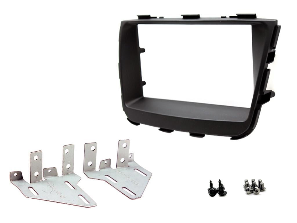 Grundig 6.8" Apple Android Double Din Stereo Fitting Kit + Steering Wheel Stalk Controls to fit Kia Sorento 2013-21