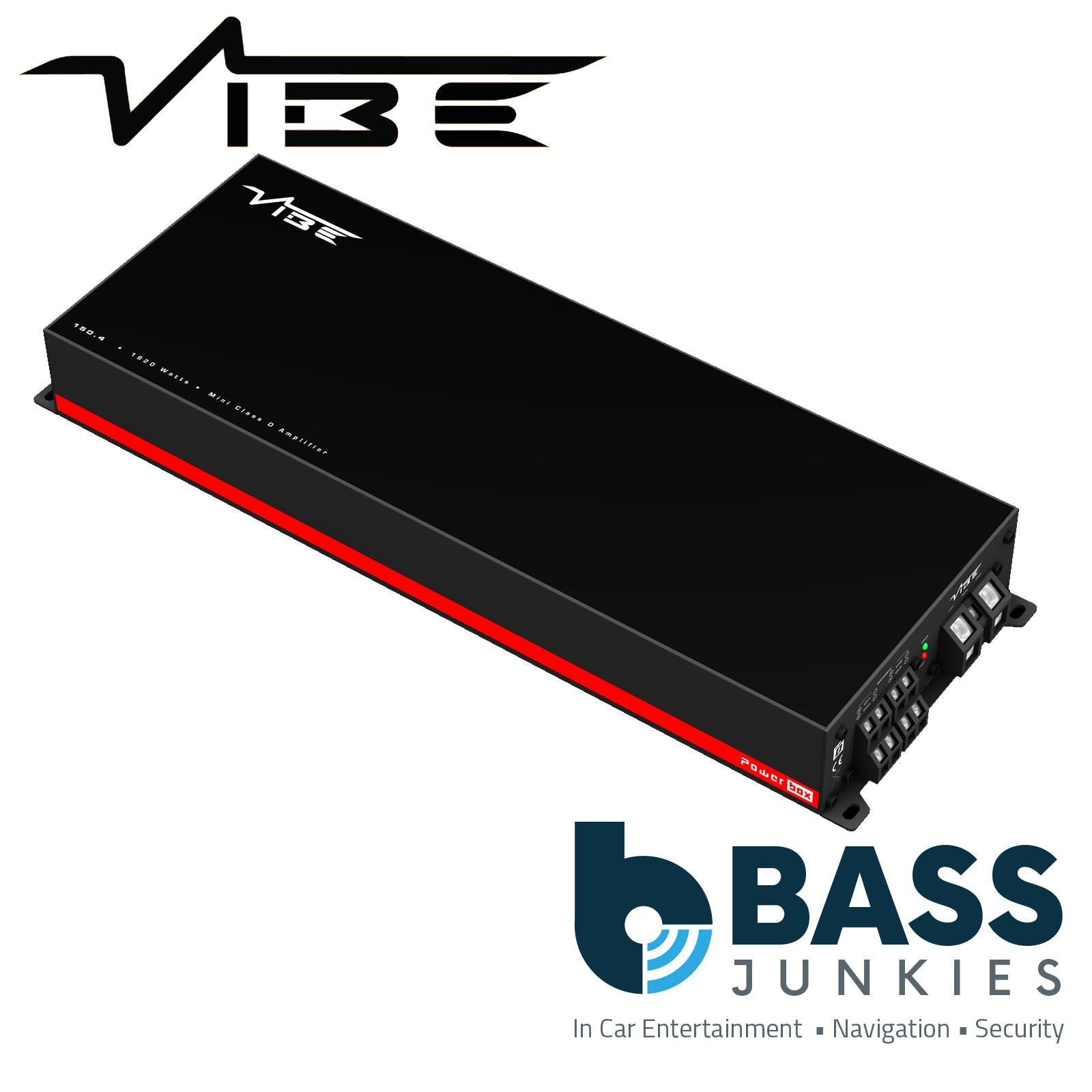 Vibe POWERBOX150.4M-V0 4 Channel Class D Car Amp Amplifier 1920 Watts Max Power