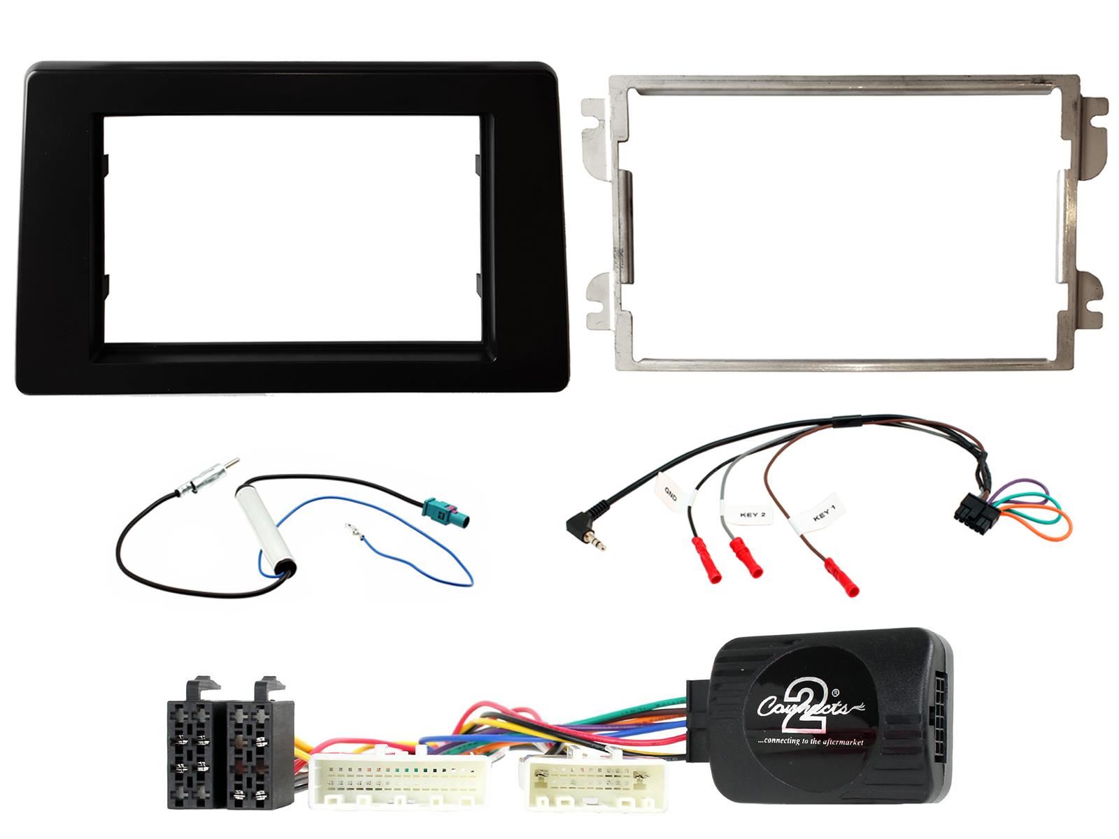 SONY 6.2" Screen Blutooth Double Din Stereo Fitting Kit + Steering Wheel Stalk Controls to fit Renault Master 2020- | Nissan NV400 2020- | Opel Movano 2020- | Vauxhall Movano 2020-
