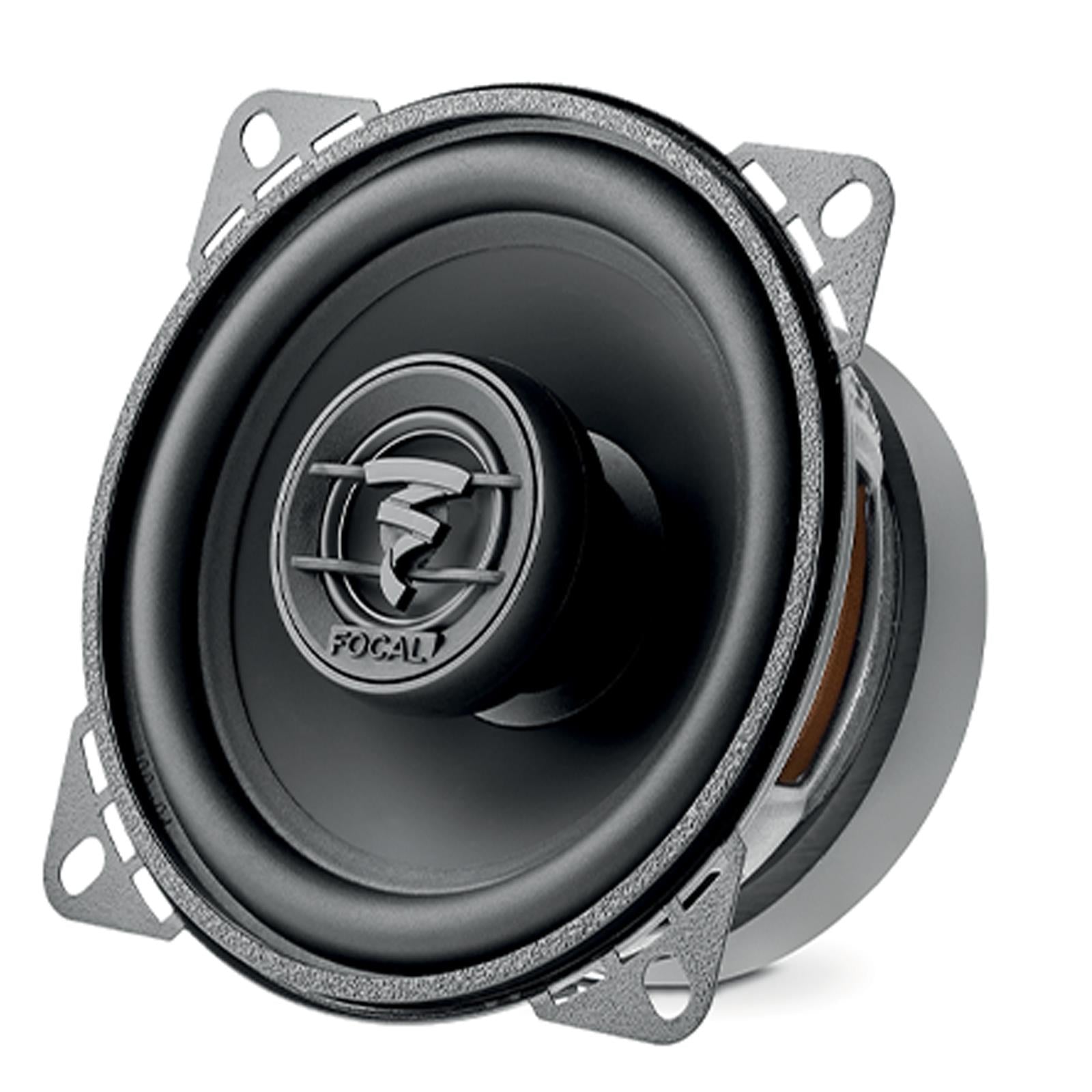 Focal ACX100 100mm/10cm/4" Car Door Coaxial Speakers (Per Pair Max 120 watts | 60 watts RMS) Each Speaker: Max 60 watts | RMS 30 watts [Woofer/Tweeter/Crossover]