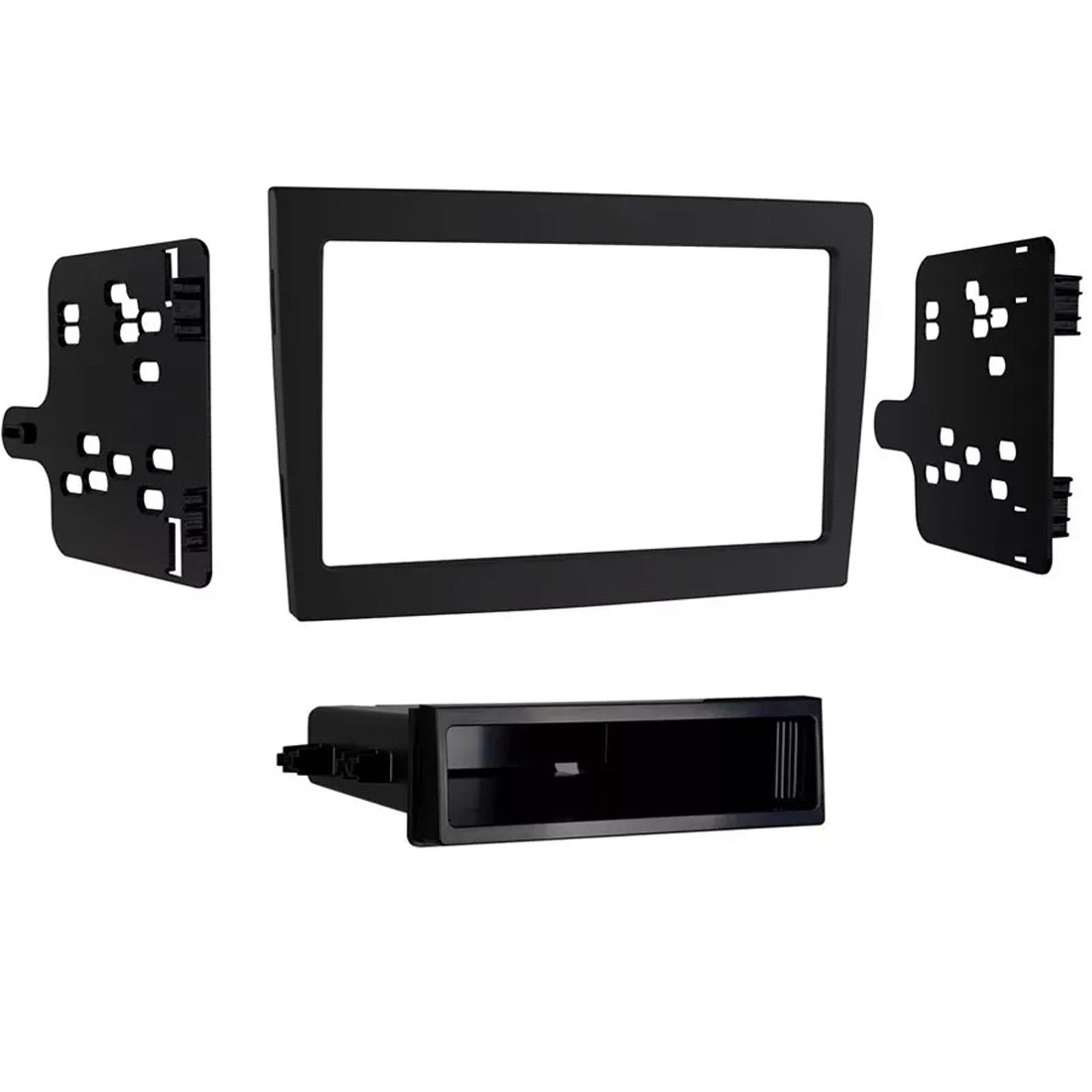 Porsche 911 (997) 2009 - 2012 Single/Double DIN BLACK Car Stereo Fascia Panel