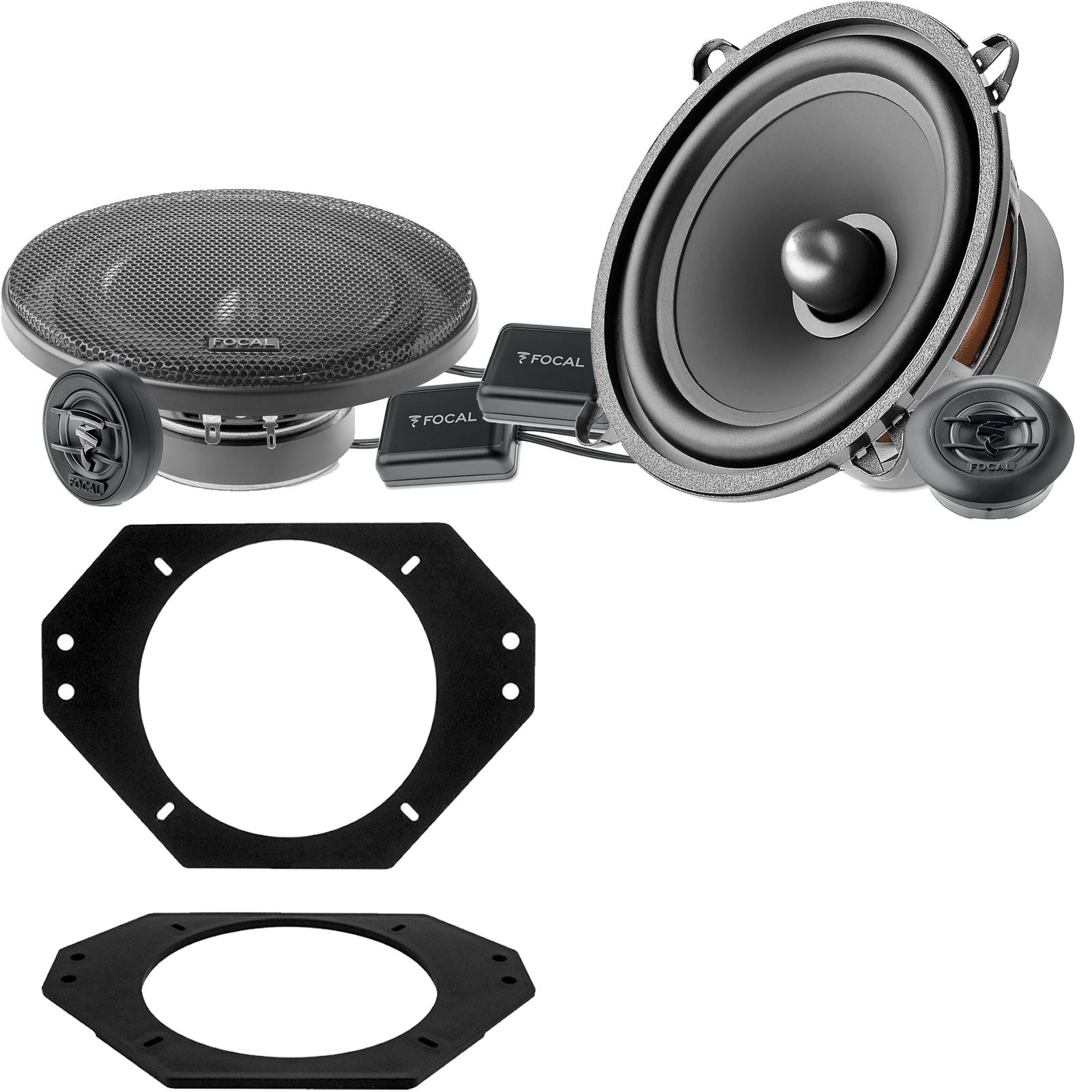 Focal Auditor ASE130 130mm/13cm/5.25"Car Component Speakers (Pair Max 200 watts) Fits Jeep Wrangler 1997-06