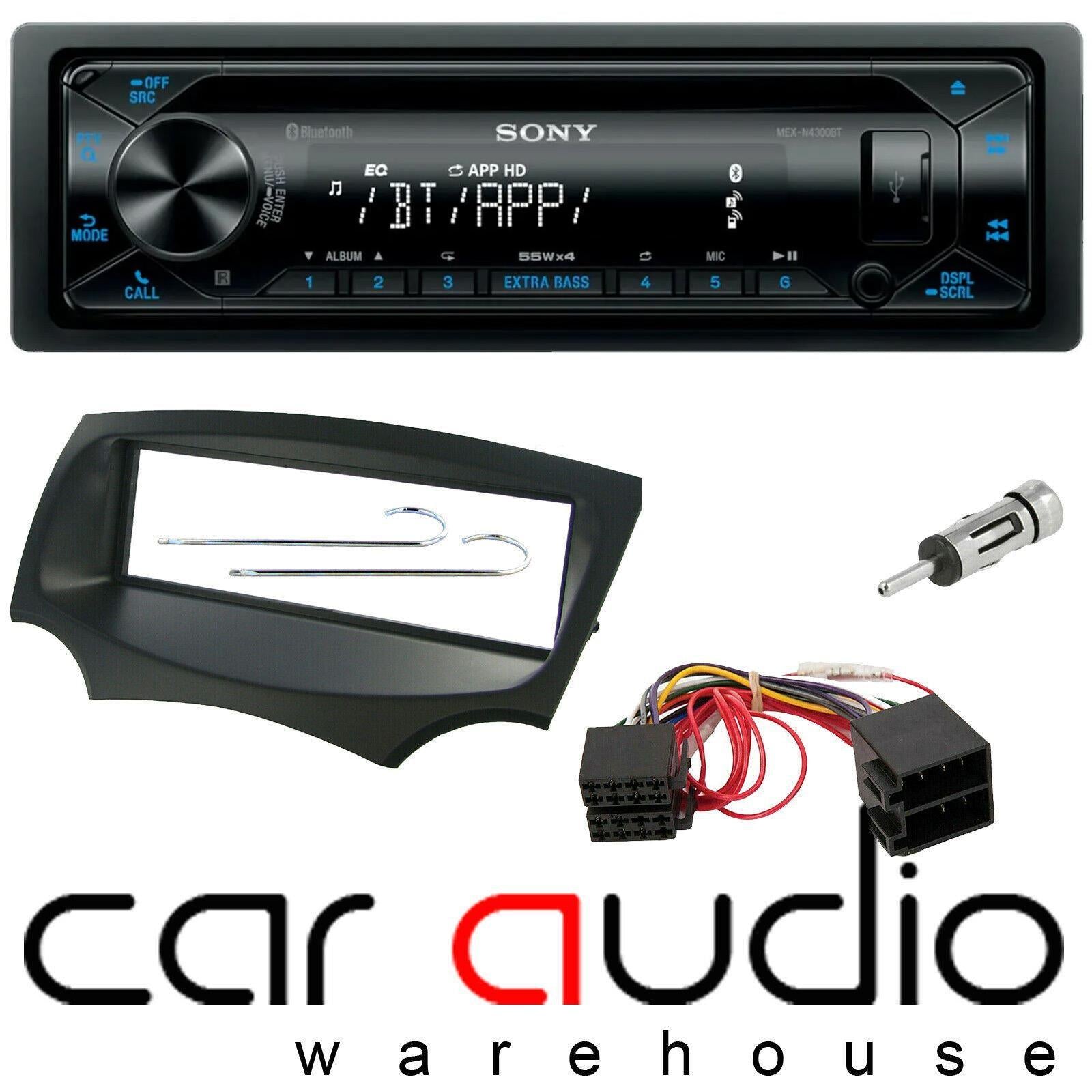 Ford KA MK2 2009 On Sony Bluetooth CD AUX Car Stereo ISO Wiring Fitting Kit