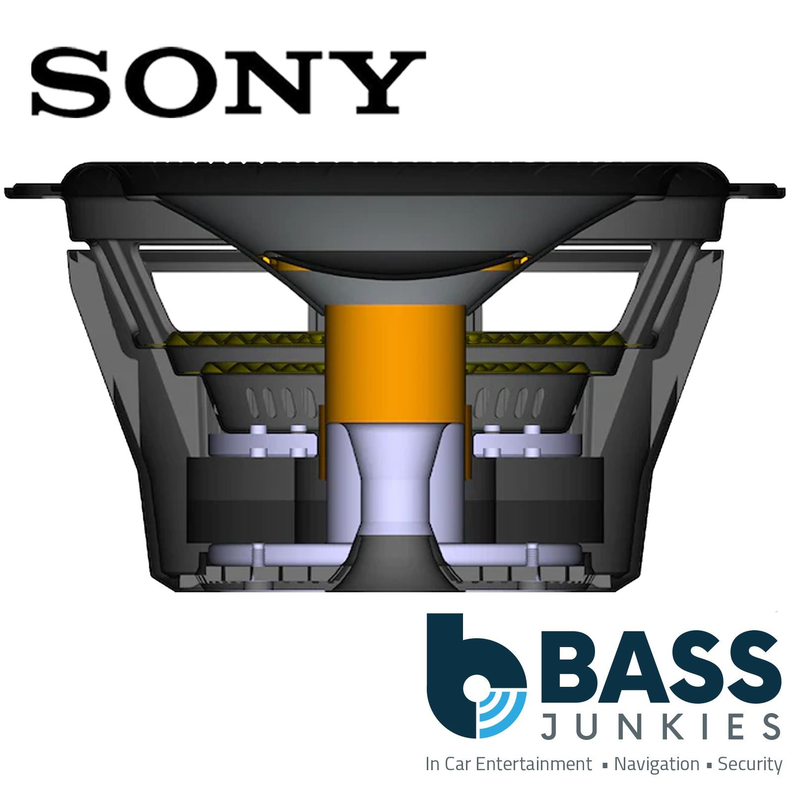 Sony XS-W104ES - Mobile ES Series 10" 25cm 1800 Watts Car Audio Subwoofer Single Voice Coil 86 dB 4ohms (1800w Total Power & 450 RMS)